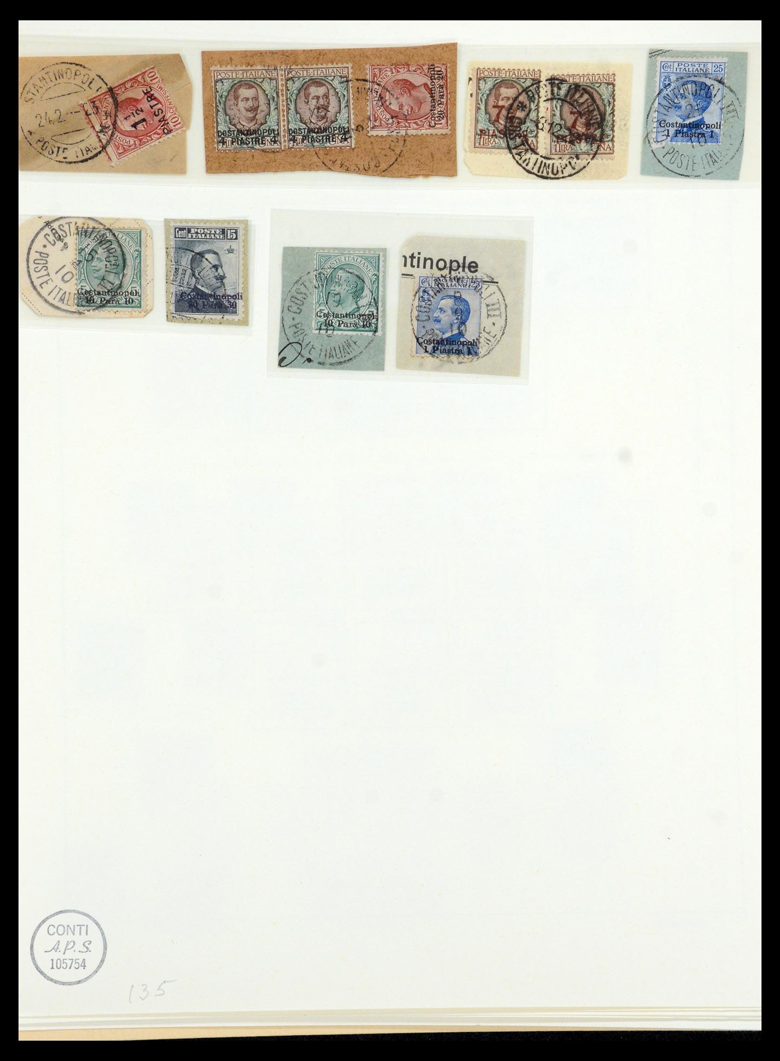 35949 015 - Stamp collection 35949 Italian Levant supercollection 1874-1923.