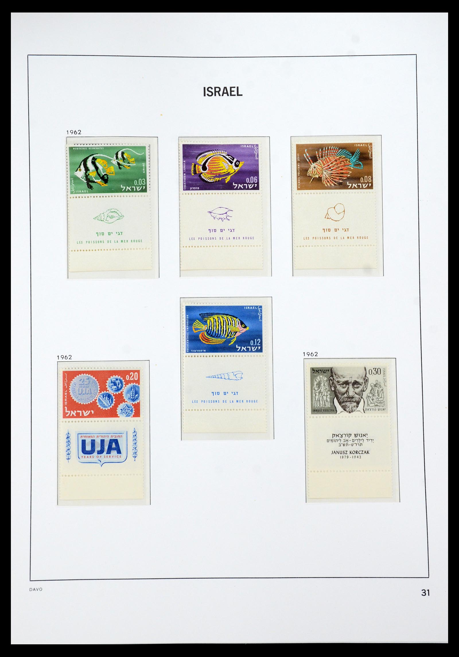 35950 040 - Postzegelverzameling 35950 Israël 1948-1992.