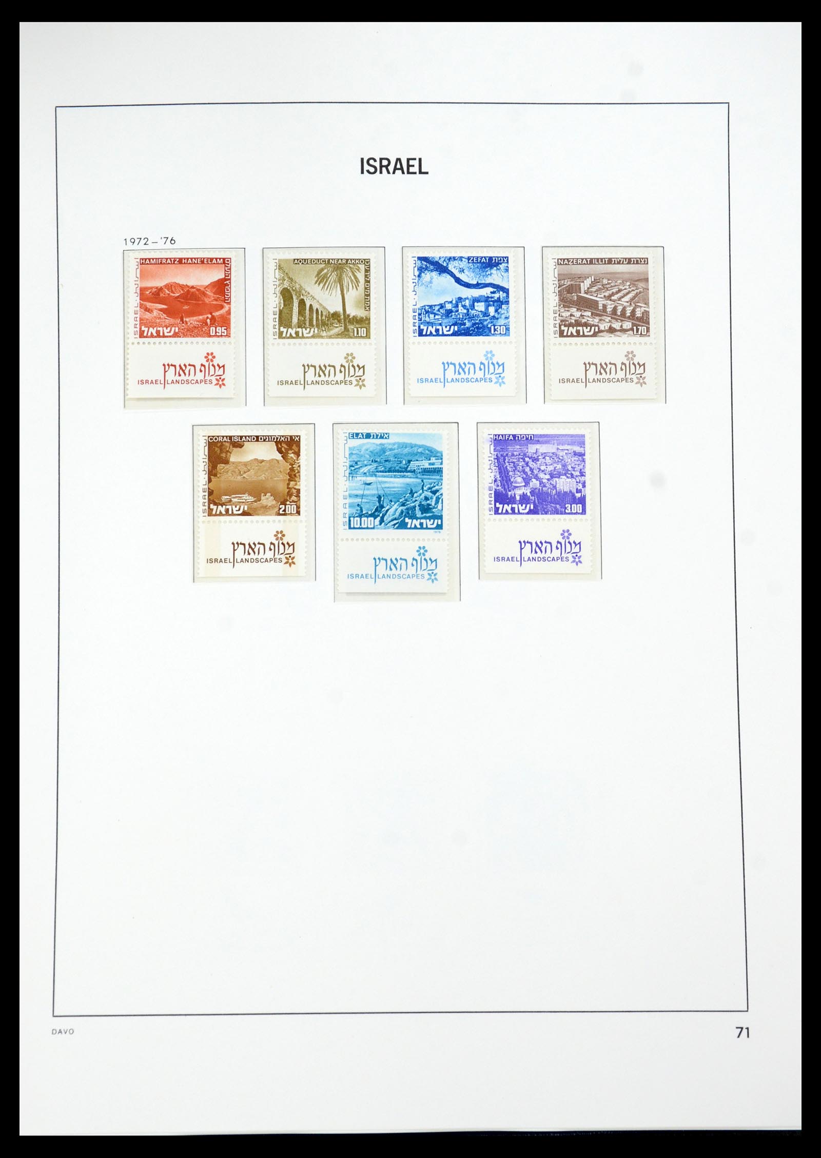 35950 098 - Stamp collection 35950 Israel 1948-1992.