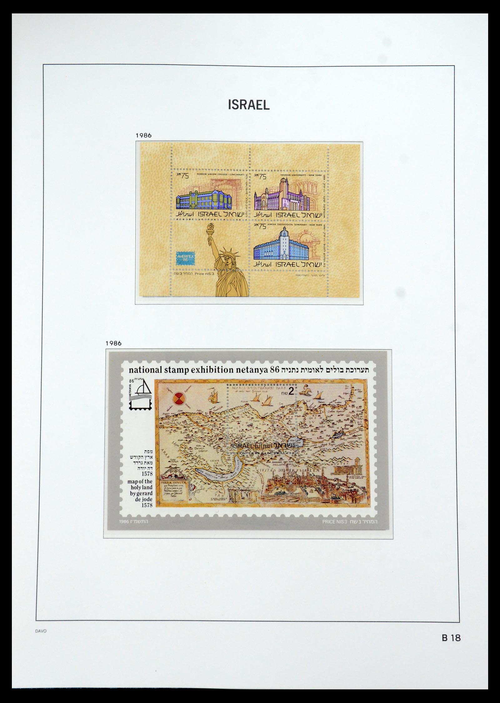 35950 154 - Postzegelverzameling 35950 Israël 1948-1992.