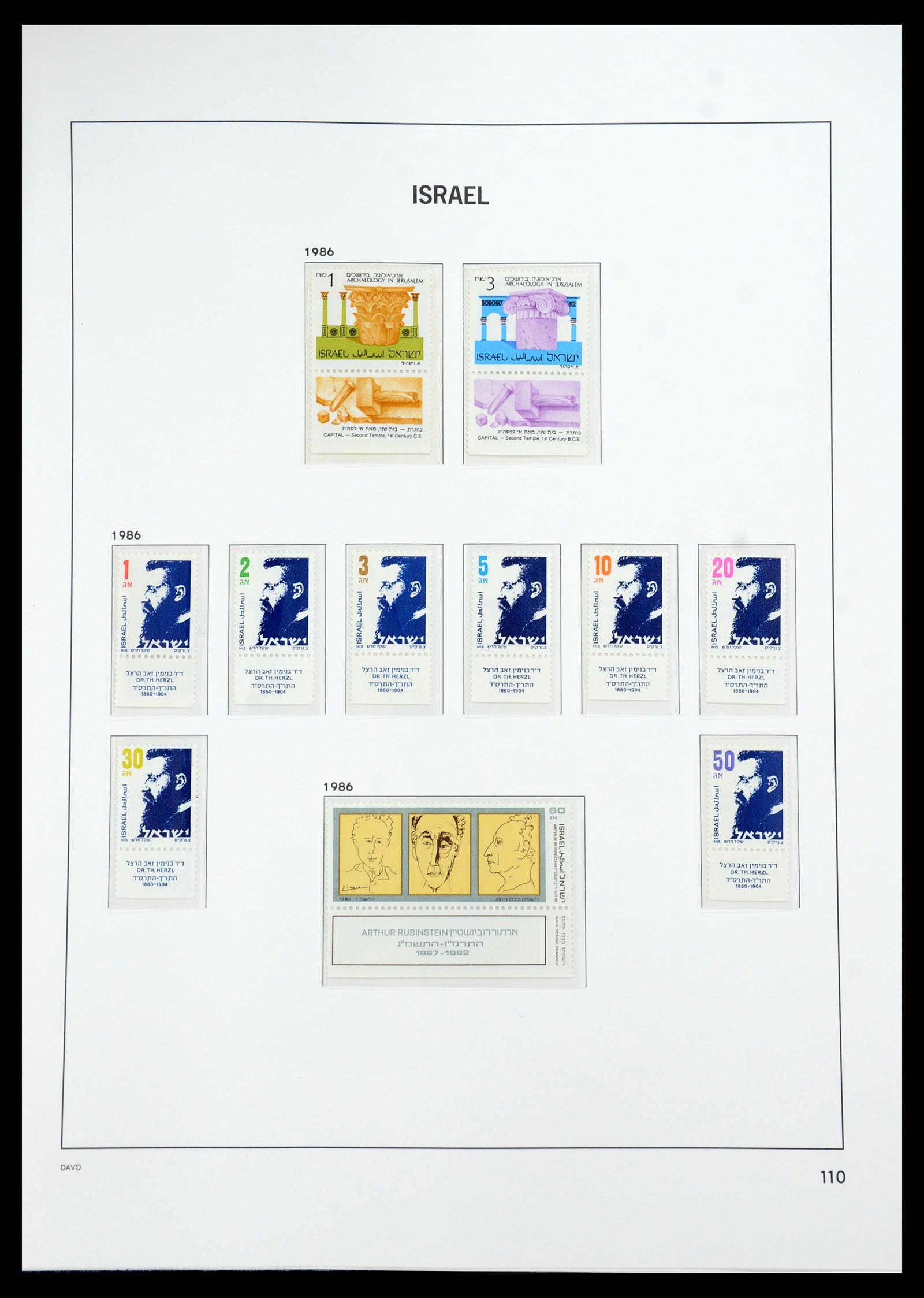 35950 155 - Postzegelverzameling 35950 Israël 1948-1992.