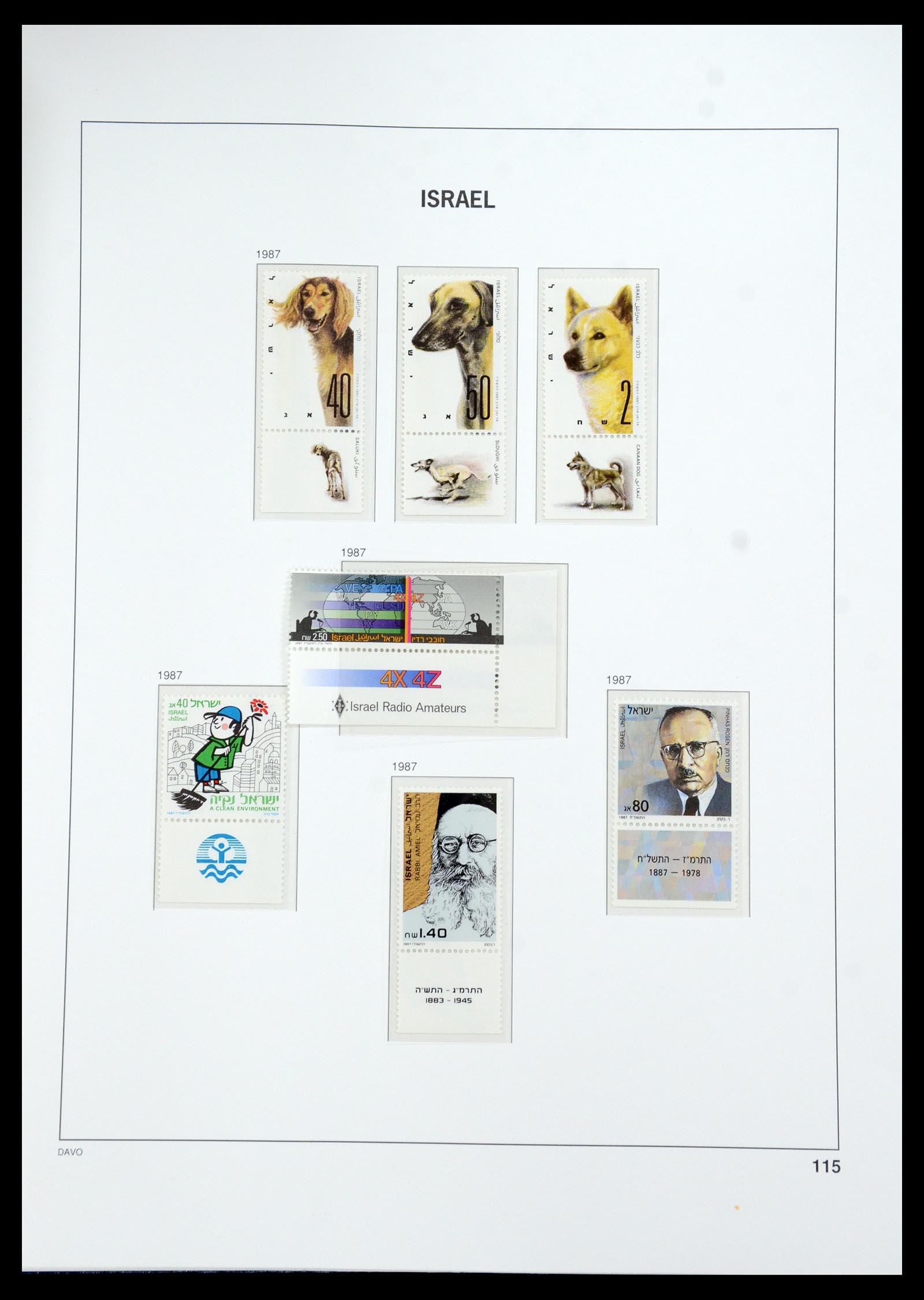 35950 161 - Postzegelverzameling 35950 Israël 1948-1992.