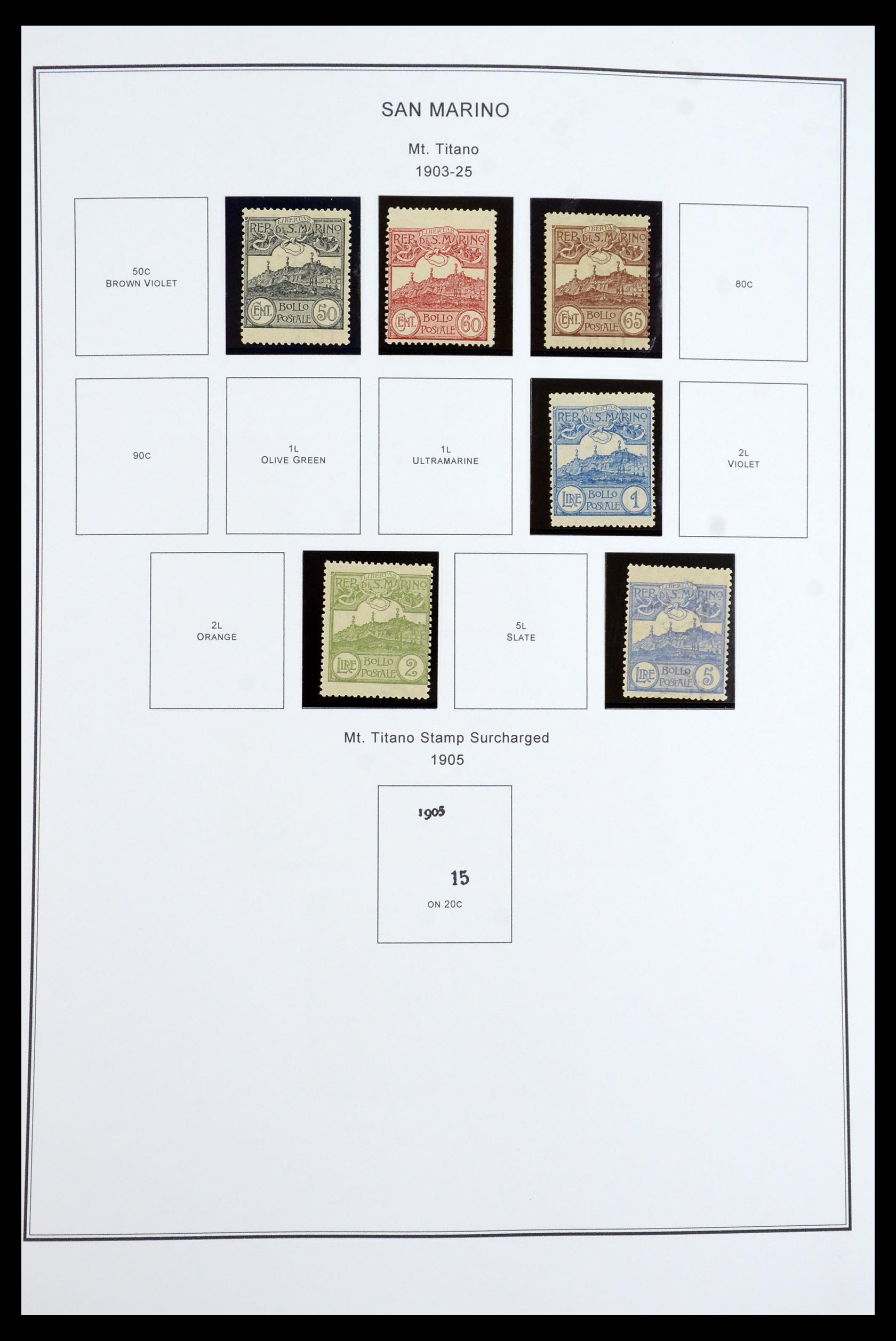35951 004 - Postzegelverzameling 35951 San Marino 1877-2011.