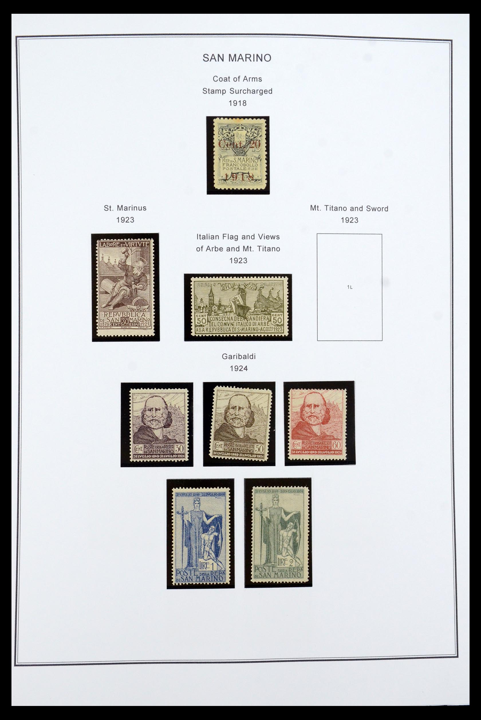 35951 005 - Postzegelverzameling 35951 San Marino 1877-2011.