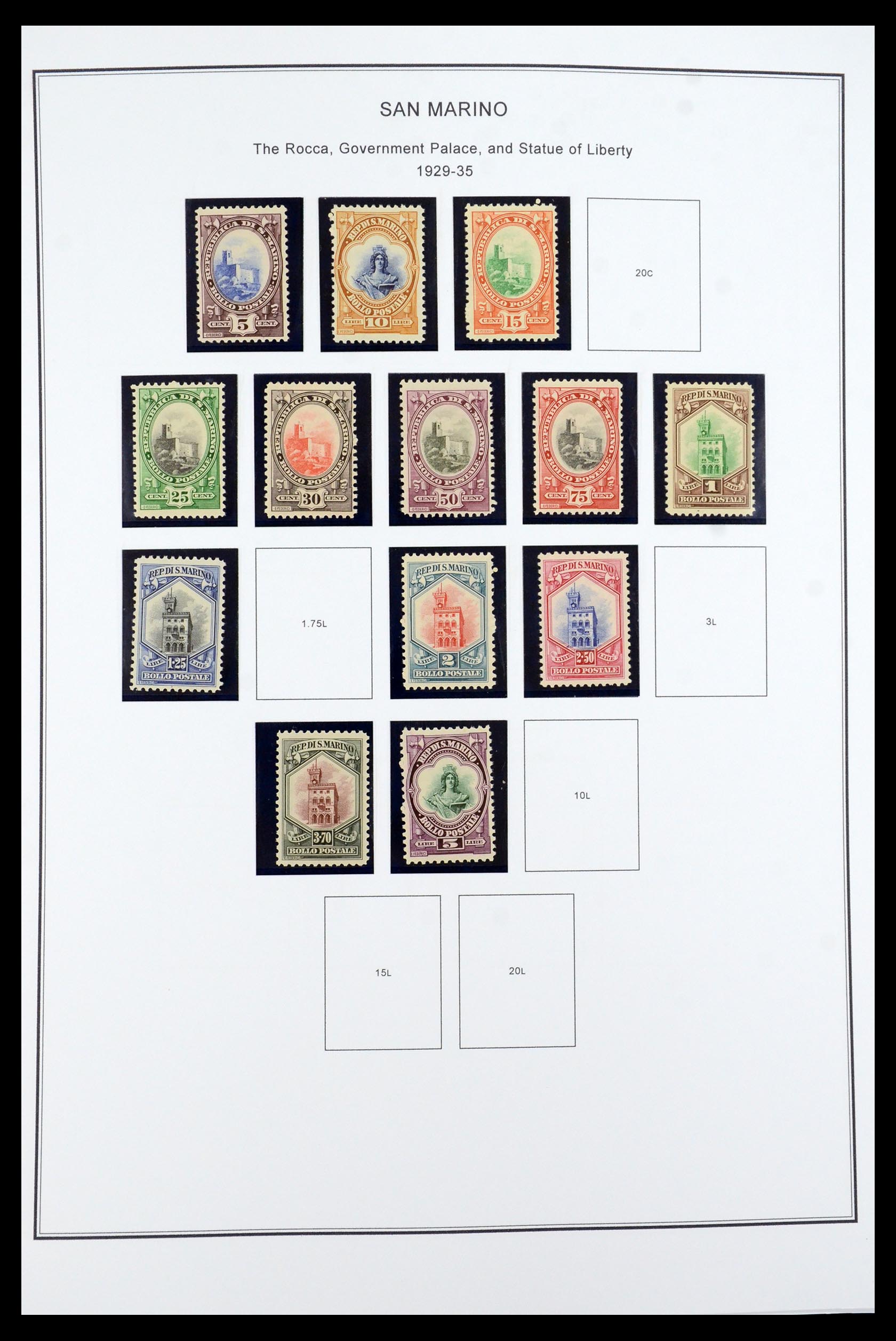 35951 008 - Postzegelverzameling 35951 San Marino 1877-2011.