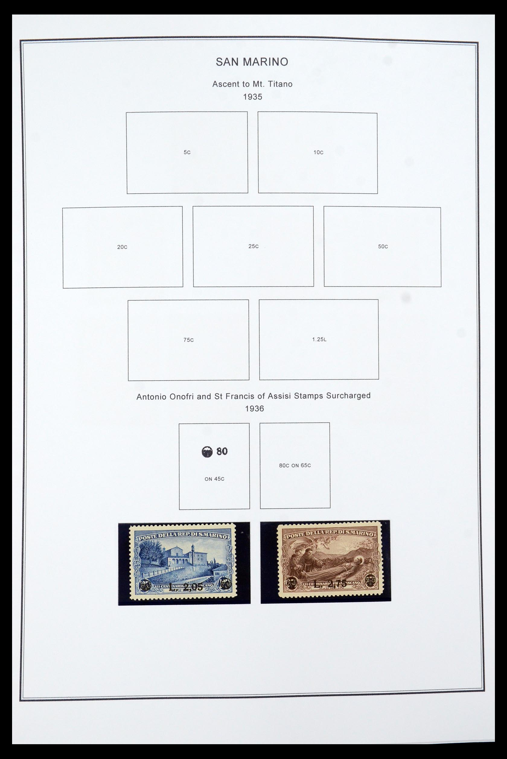 35951 009 - Postzegelverzameling 35951 San Marino 1877-2011.