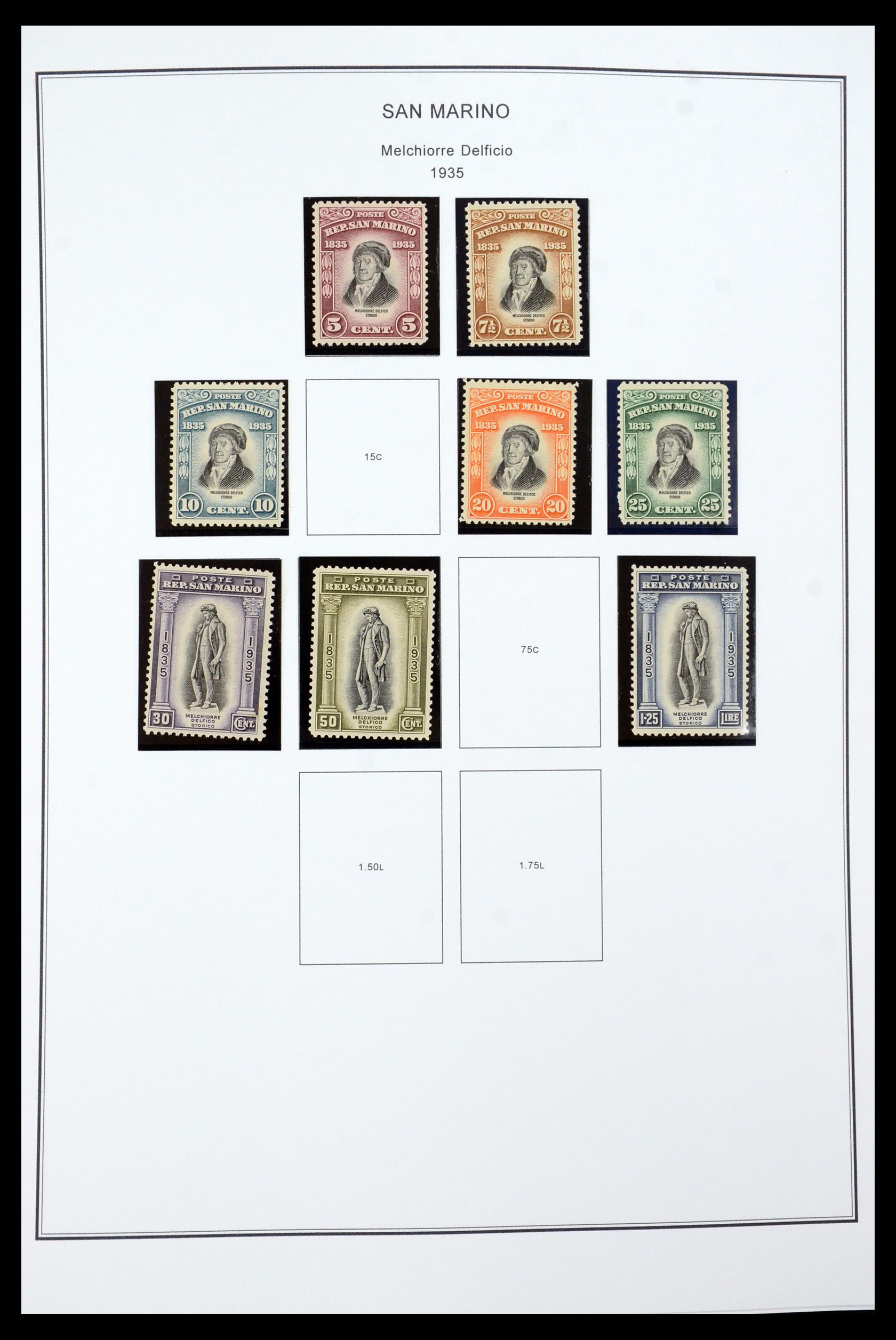 35951 010 - Postzegelverzameling 35951 San Marino 1877-2011.