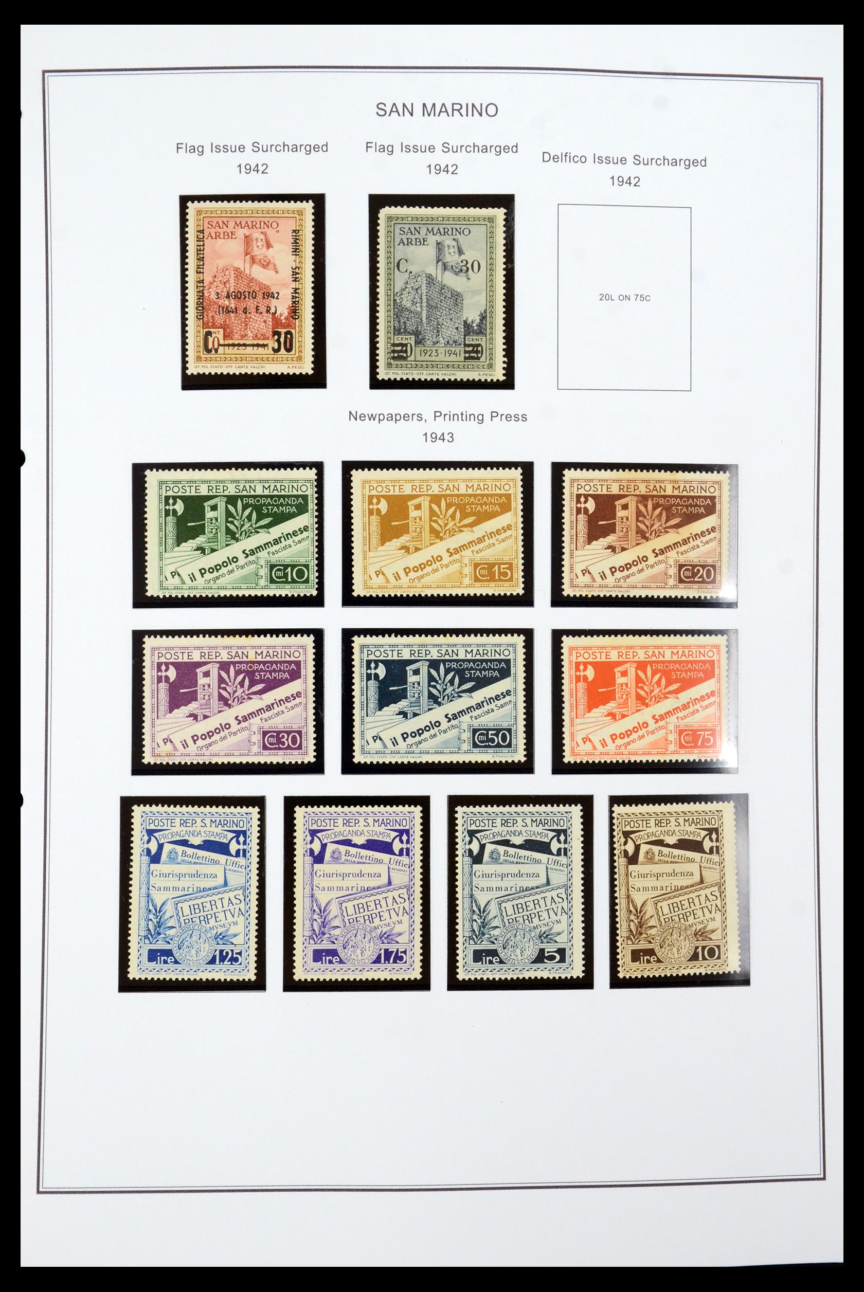 35951 012 - Postzegelverzameling 35951 San Marino 1877-2011.