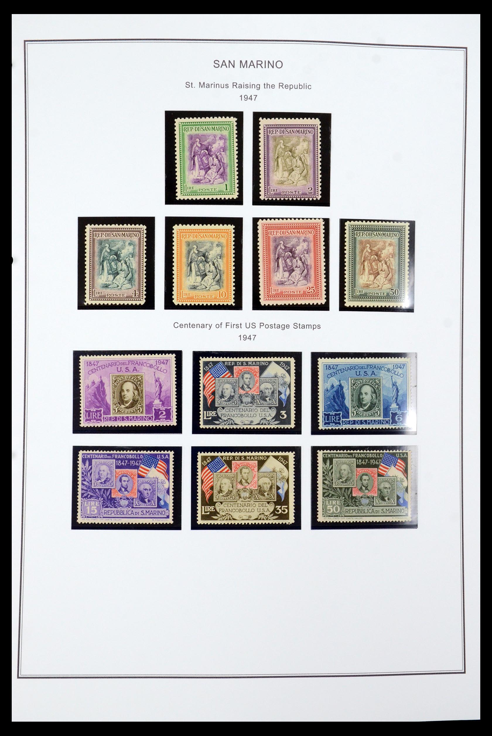 35951 017 - Postzegelverzameling 35951 San Marino 1877-2011.