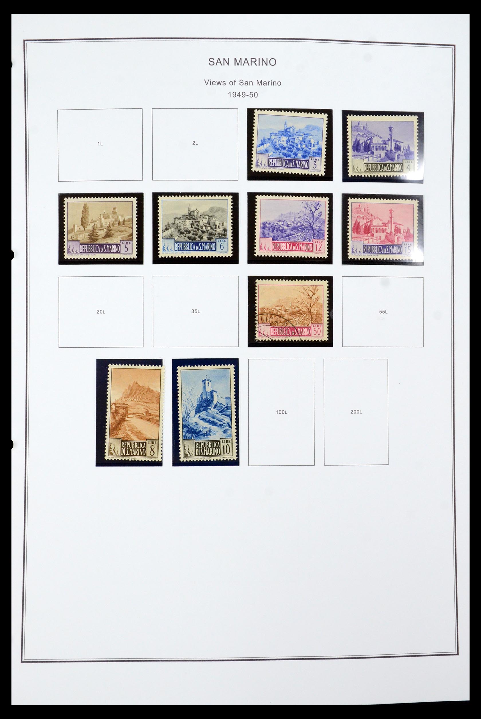 35951 018 - Postzegelverzameling 35951 San Marino 1877-2011.