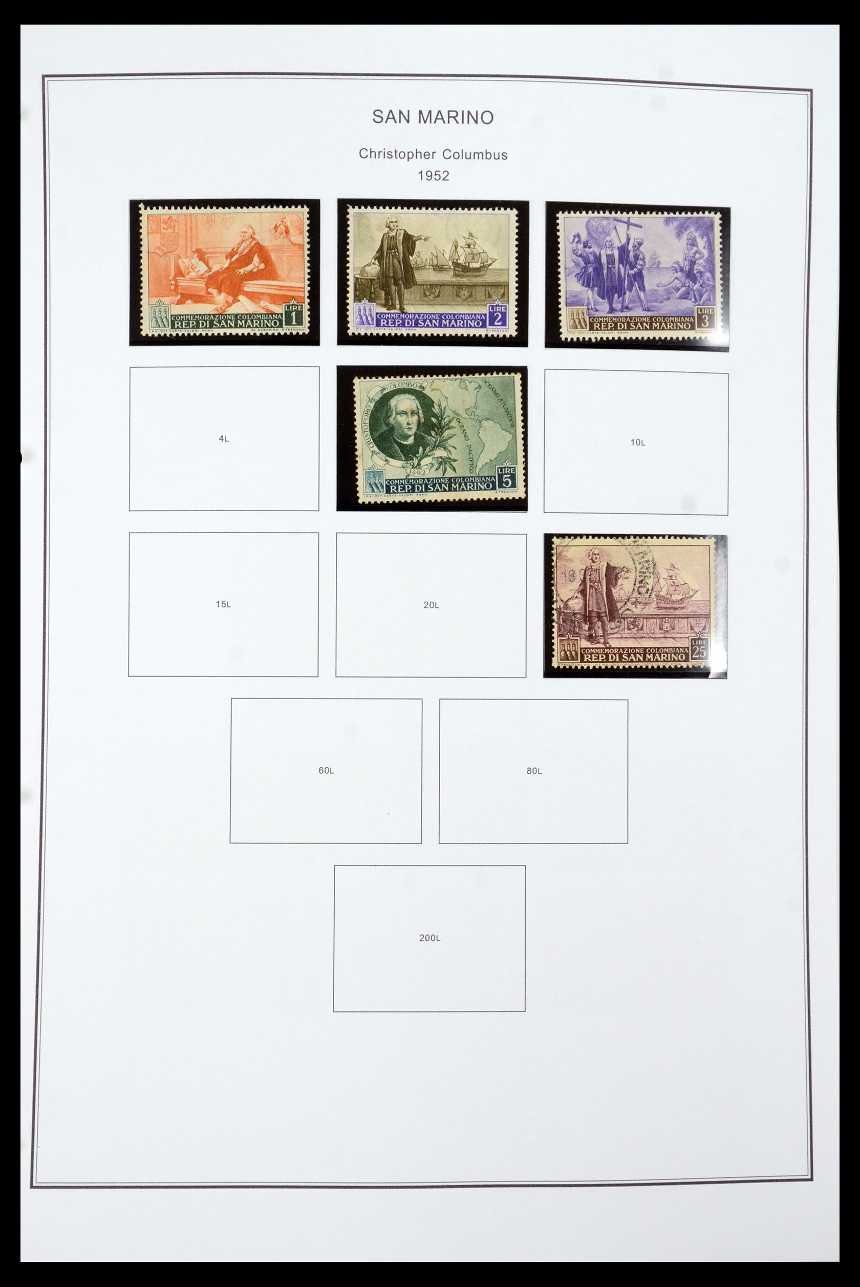 35951 019 - Stamp collection 35951 San Marino 1877-2011.