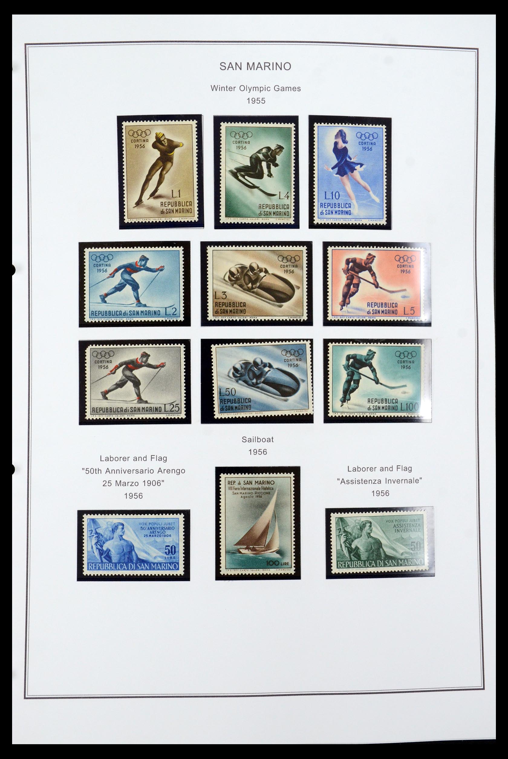 35951 023 - Postzegelverzameling 35951 San Marino 1877-2011.