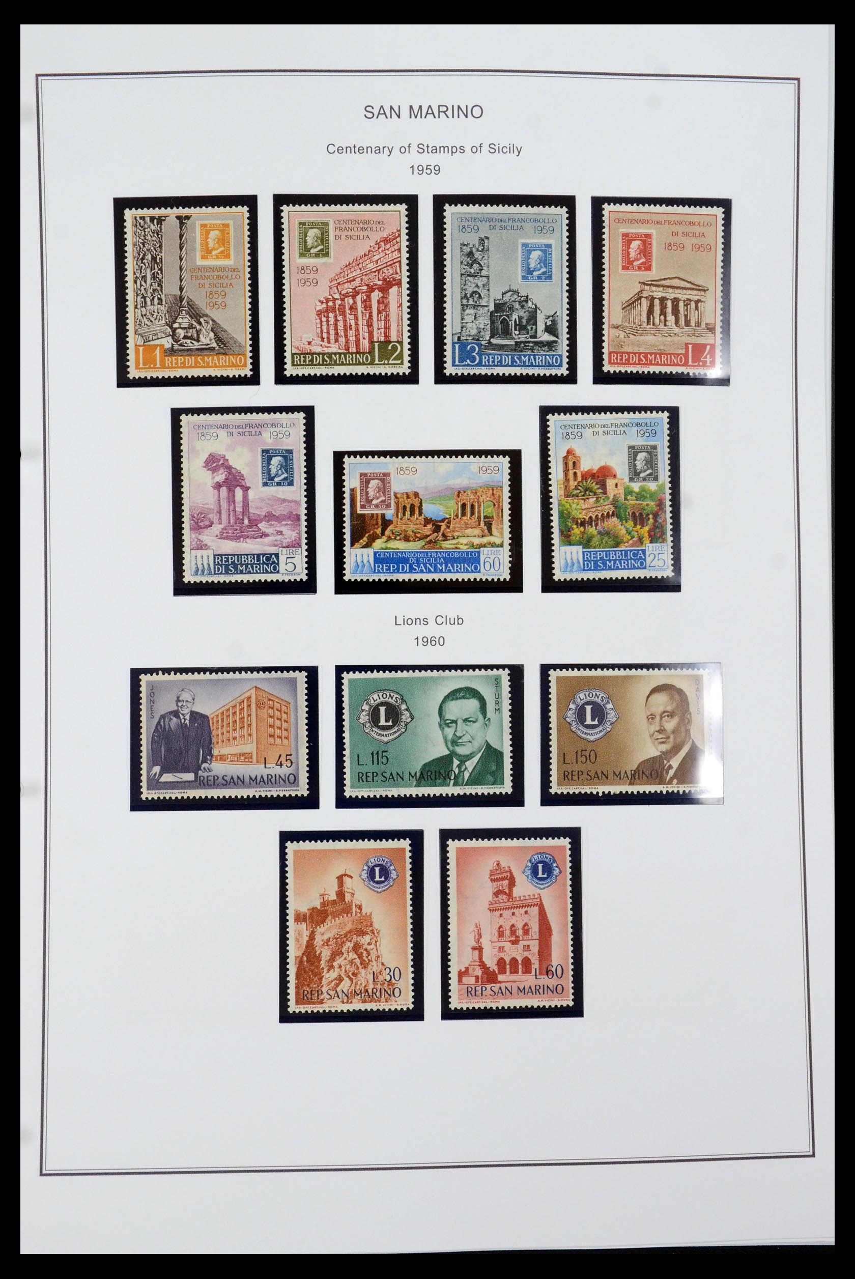 35951 029 - Postzegelverzameling 35951 San Marino 1877-2011.