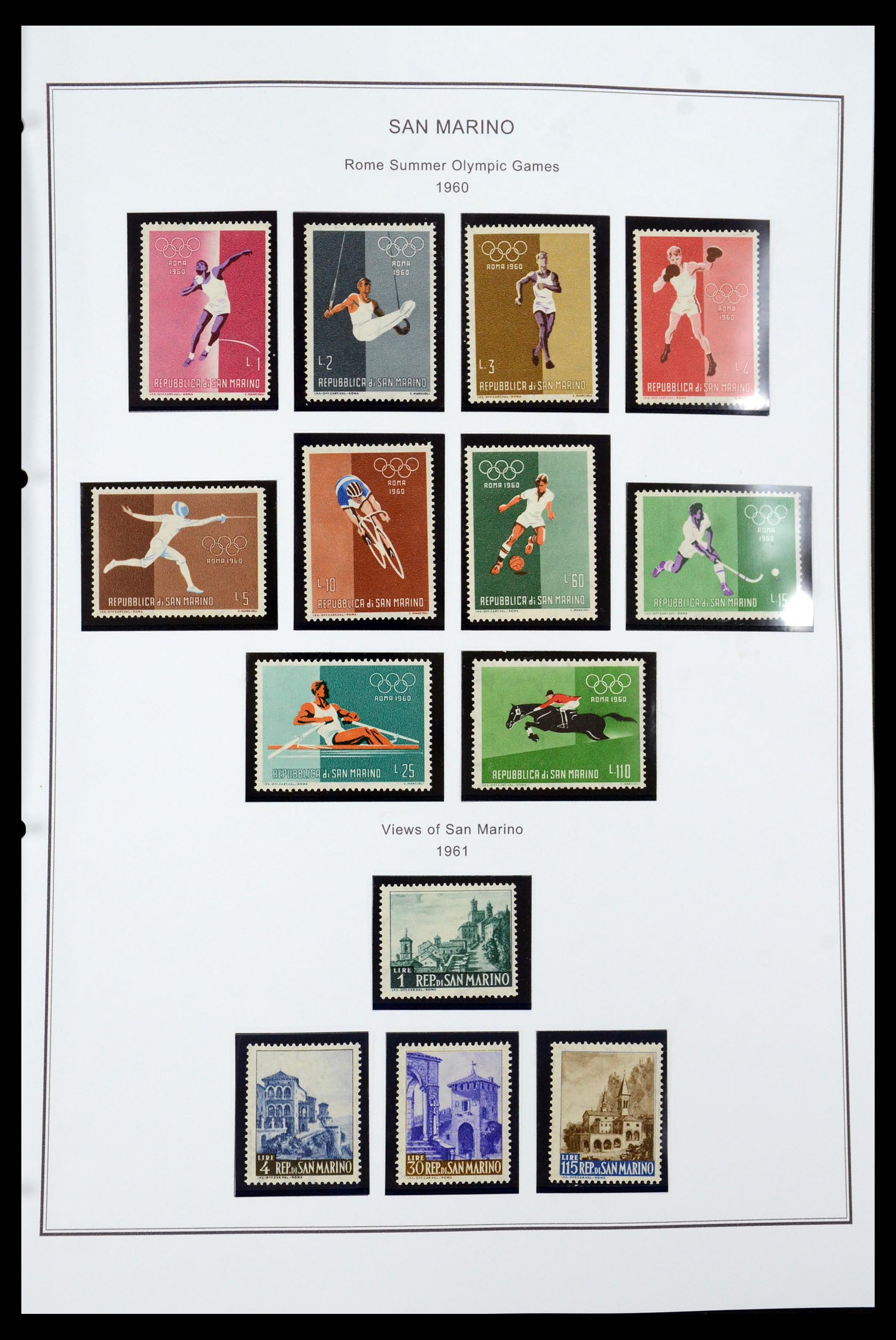 35951 031 - Postzegelverzameling 35951 San Marino 1877-2011.