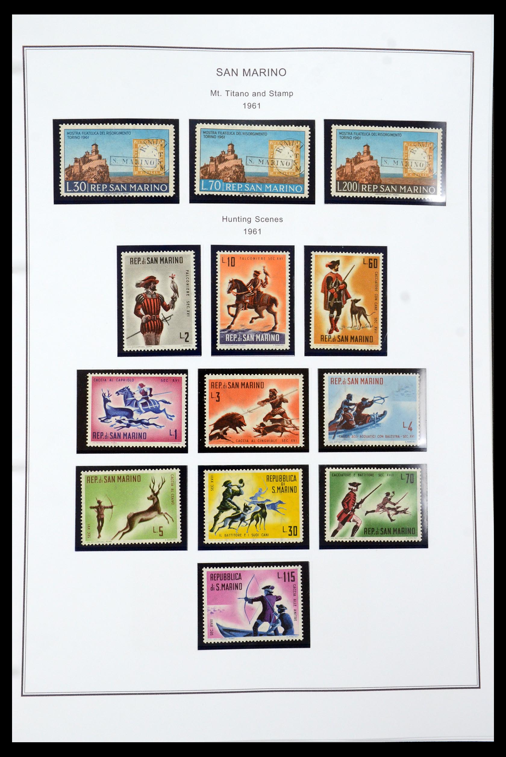 35951 035 - Postzegelverzameling 35951 San Marino 1877-2011.