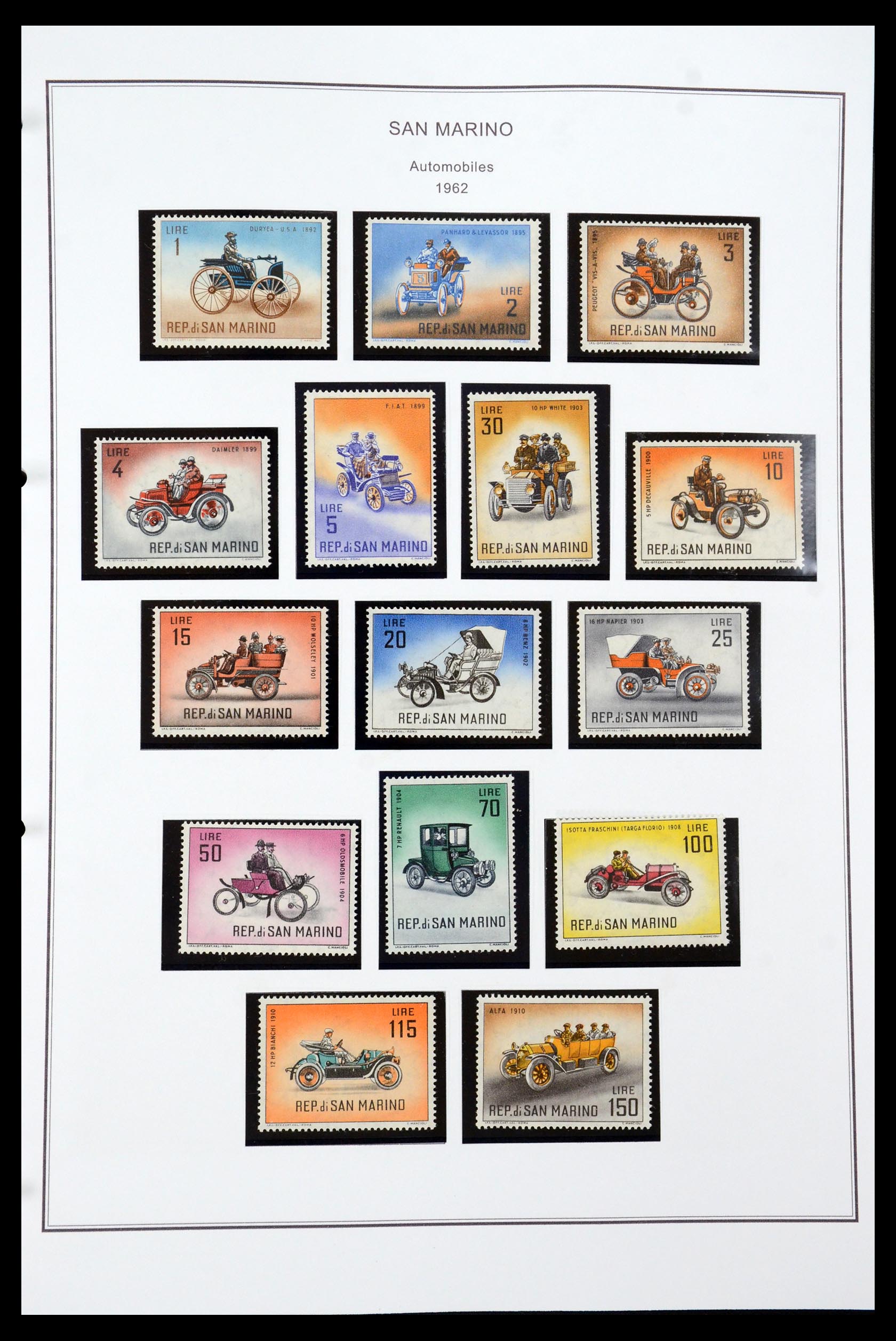35951 037 - Postzegelverzameling 35951 San Marino 1877-2011.