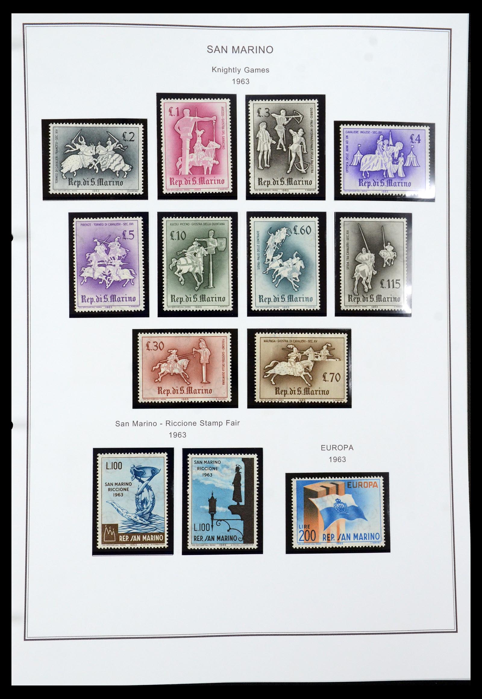 35951 042 - Postzegelverzameling 35951 San Marino 1877-2011.