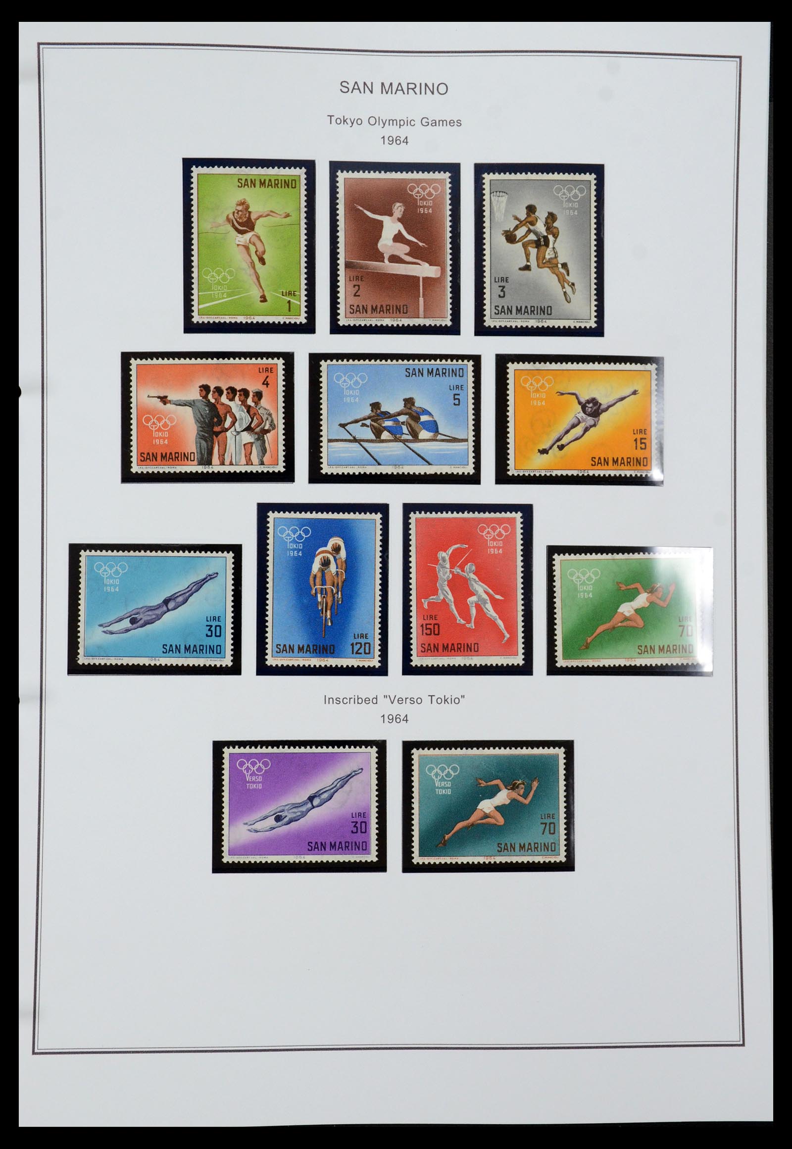 35951 044 - Postzegelverzameling 35951 San Marino 1877-2011.