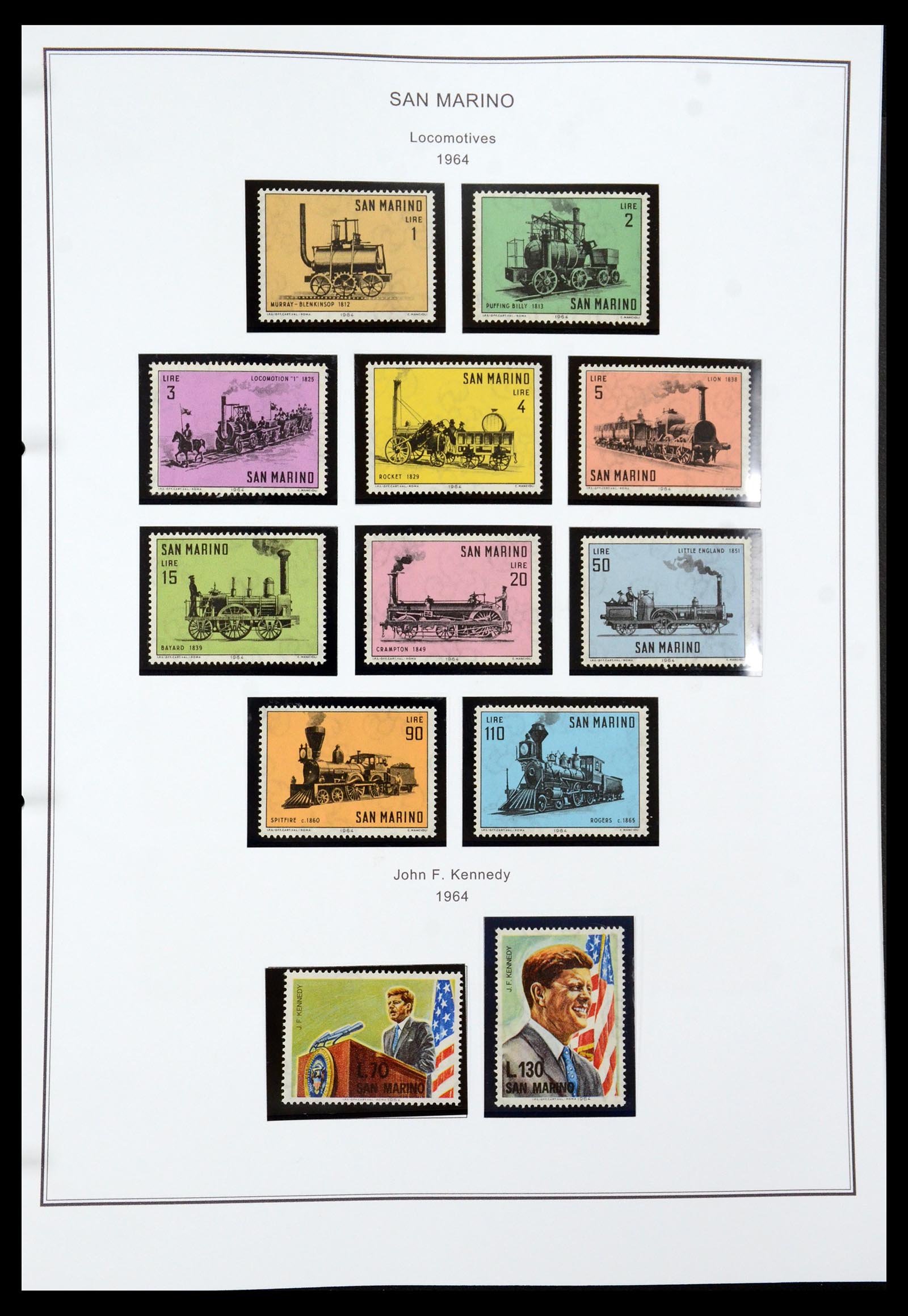 35951 045 - Postzegelverzameling 35951 San Marino 1877-2011.