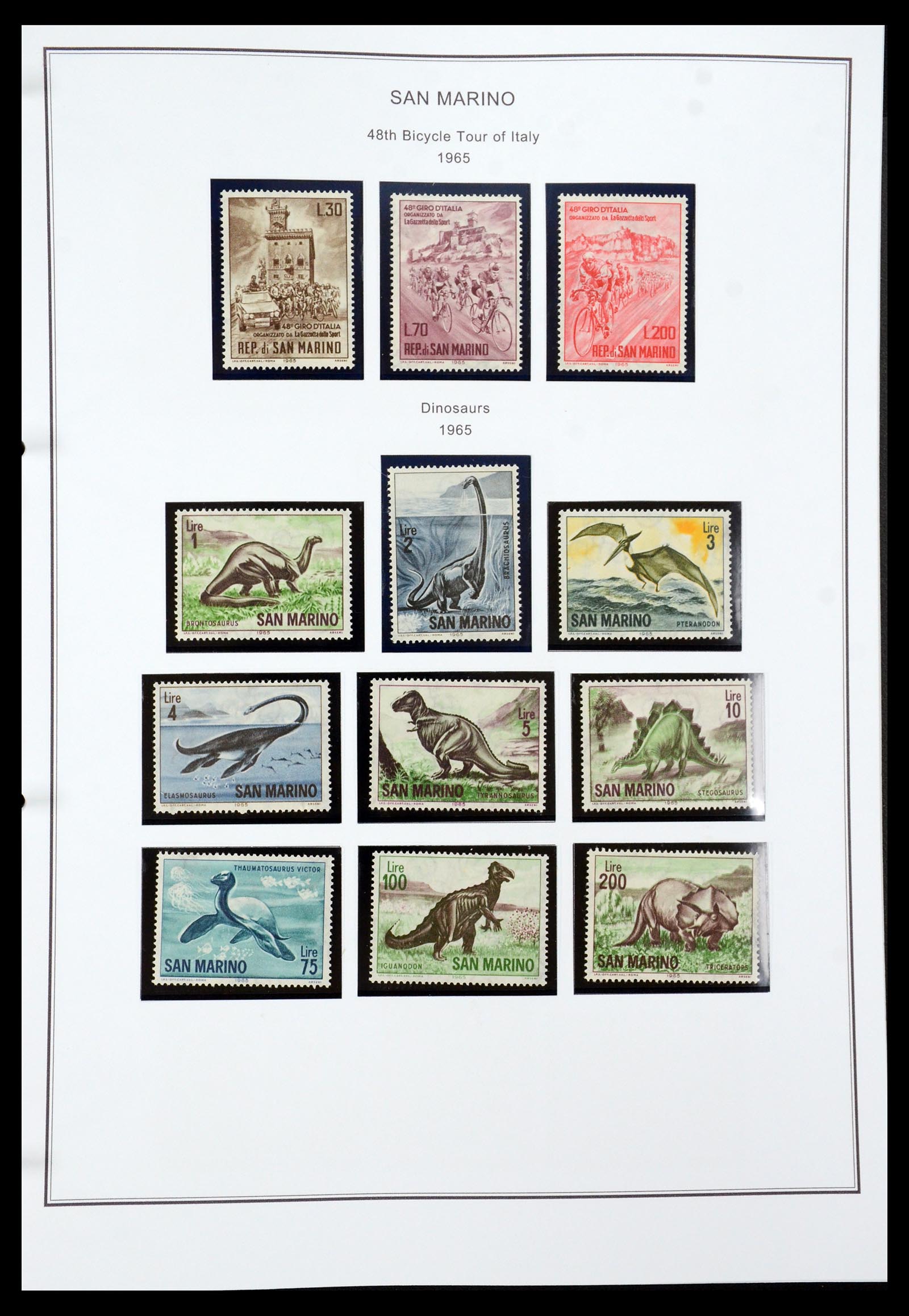 35951 046 - Postzegelverzameling 35951 San Marino 1877-2011.