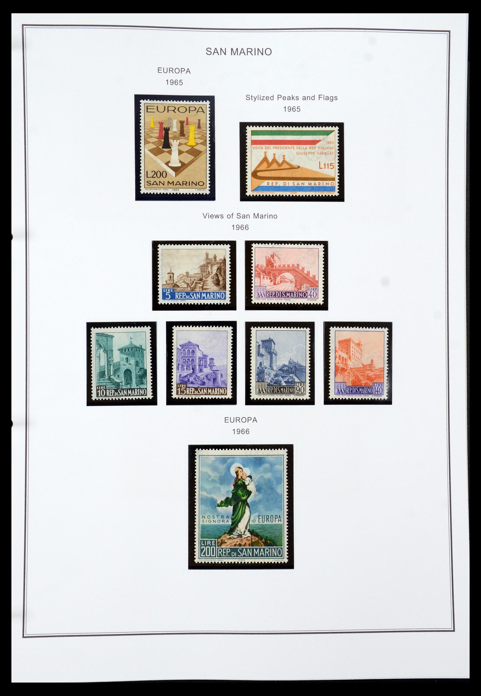 35951 048 - Postzegelverzameling 35951 San Marino 1877-2011.