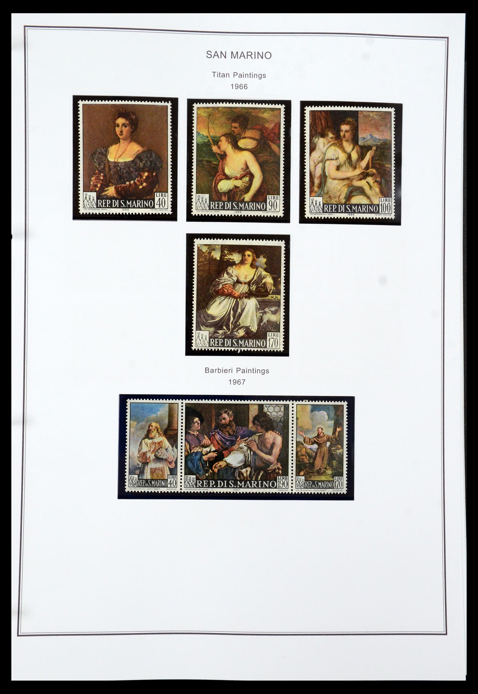35951 049 - Postzegelverzameling 35951 San Marino 1877-2011.