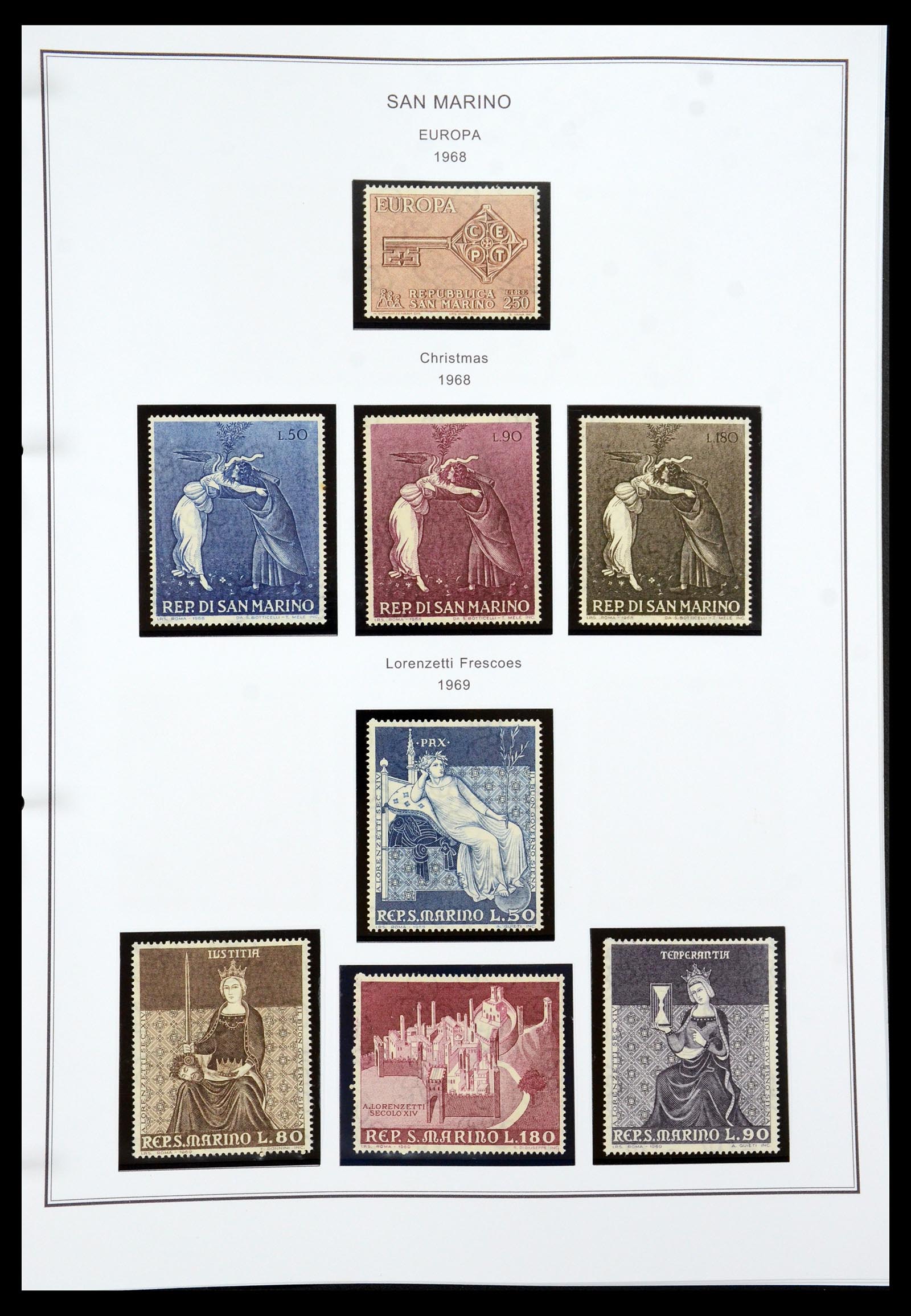 35951 054 - Postzegelverzameling 35951 San Marino 1877-2011.