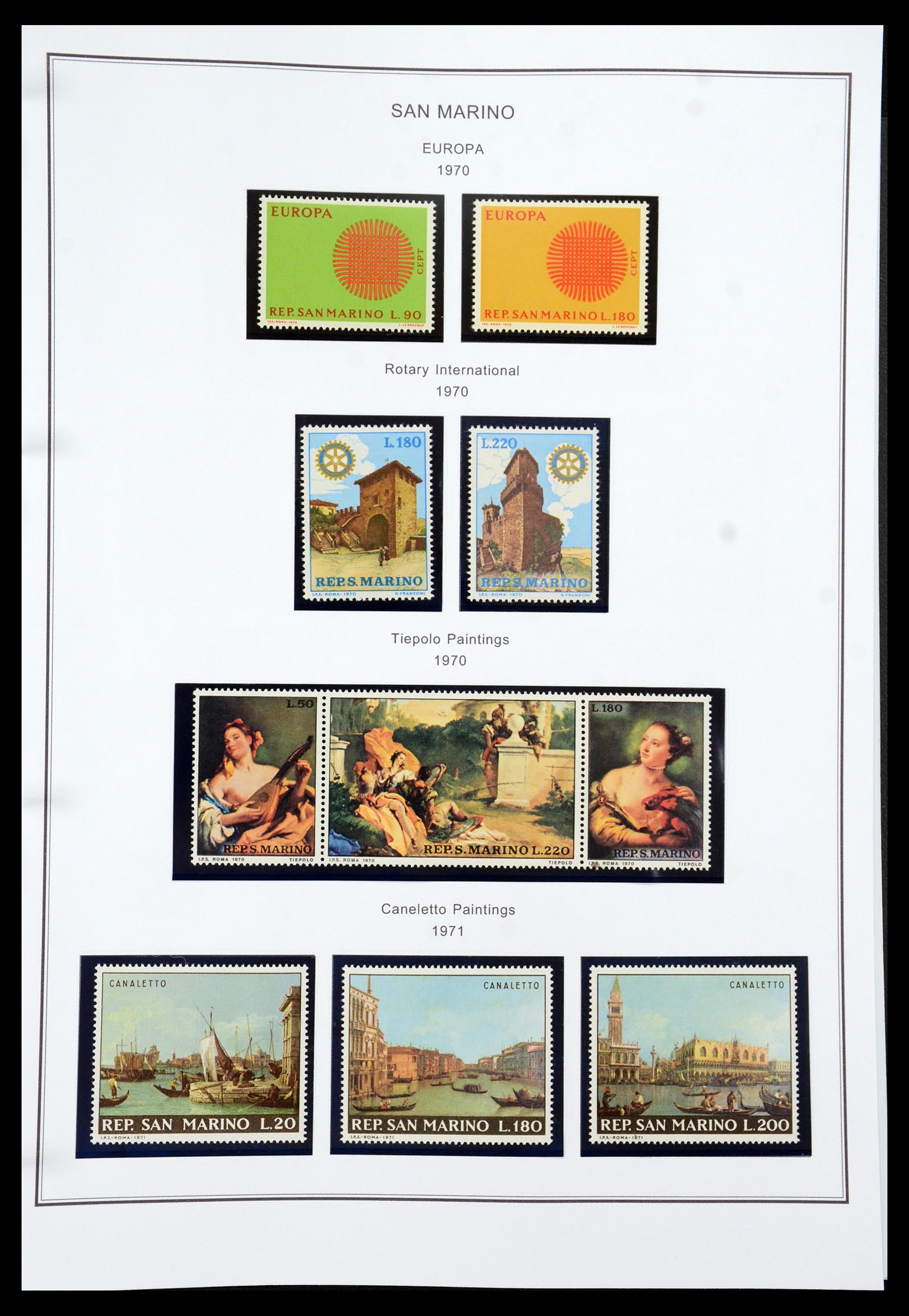 35951 058 - Postzegelverzameling 35951 San Marino 1877-2011.