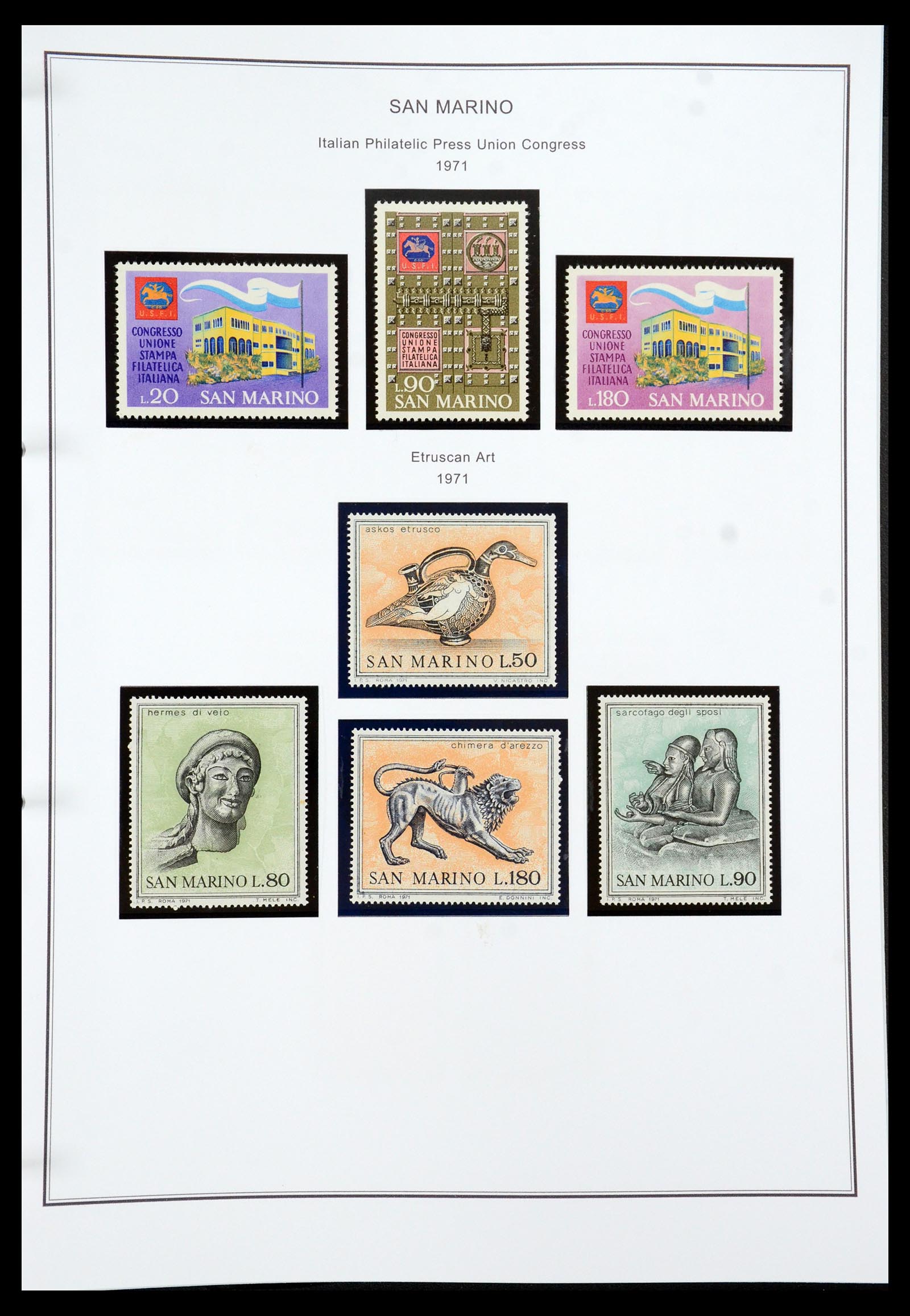35951 060 - Stamp collection 35951 San Marino 1877-2011.