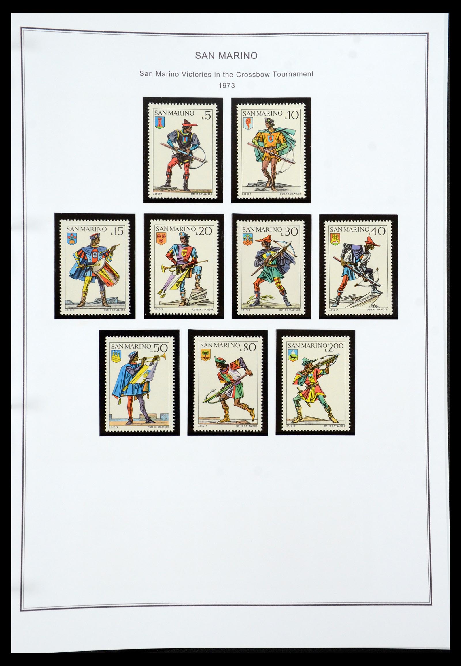 35951 066 - Postzegelverzameling 35951 San Marino 1877-2011.