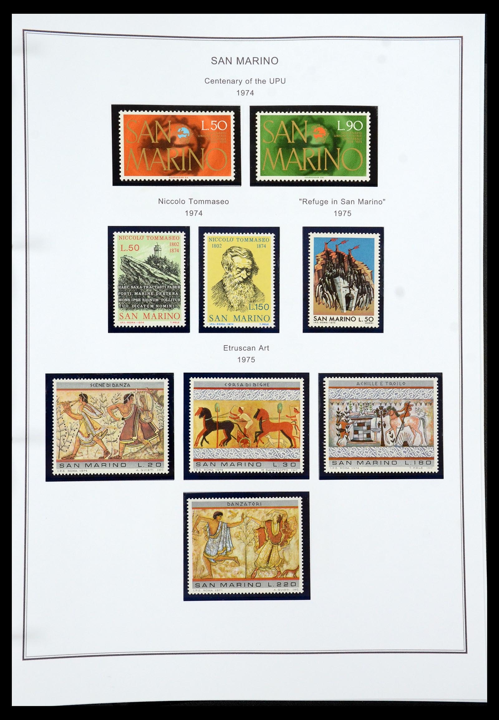 35951 068 - Postzegelverzameling 35951 San Marino 1877-2011.
