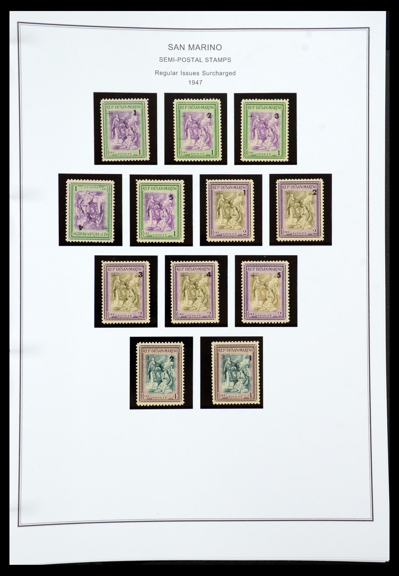 35951 073 - Postzegelverzameling 35951 San Marino 1877-2011.