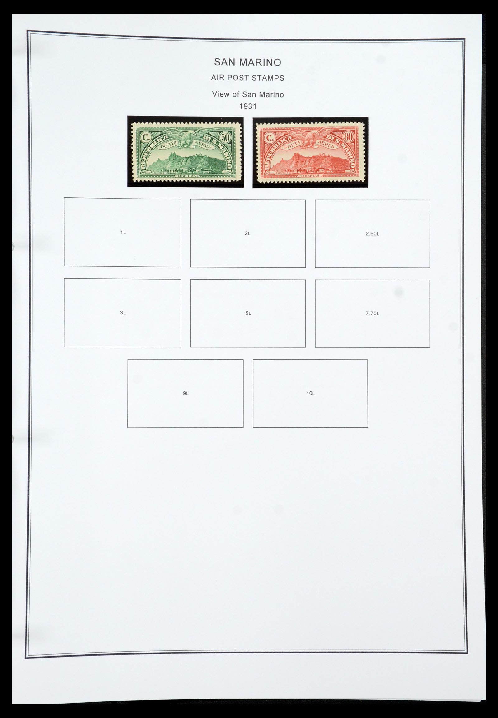 35951 074 - Postzegelverzameling 35951 San Marino 1877-2011.