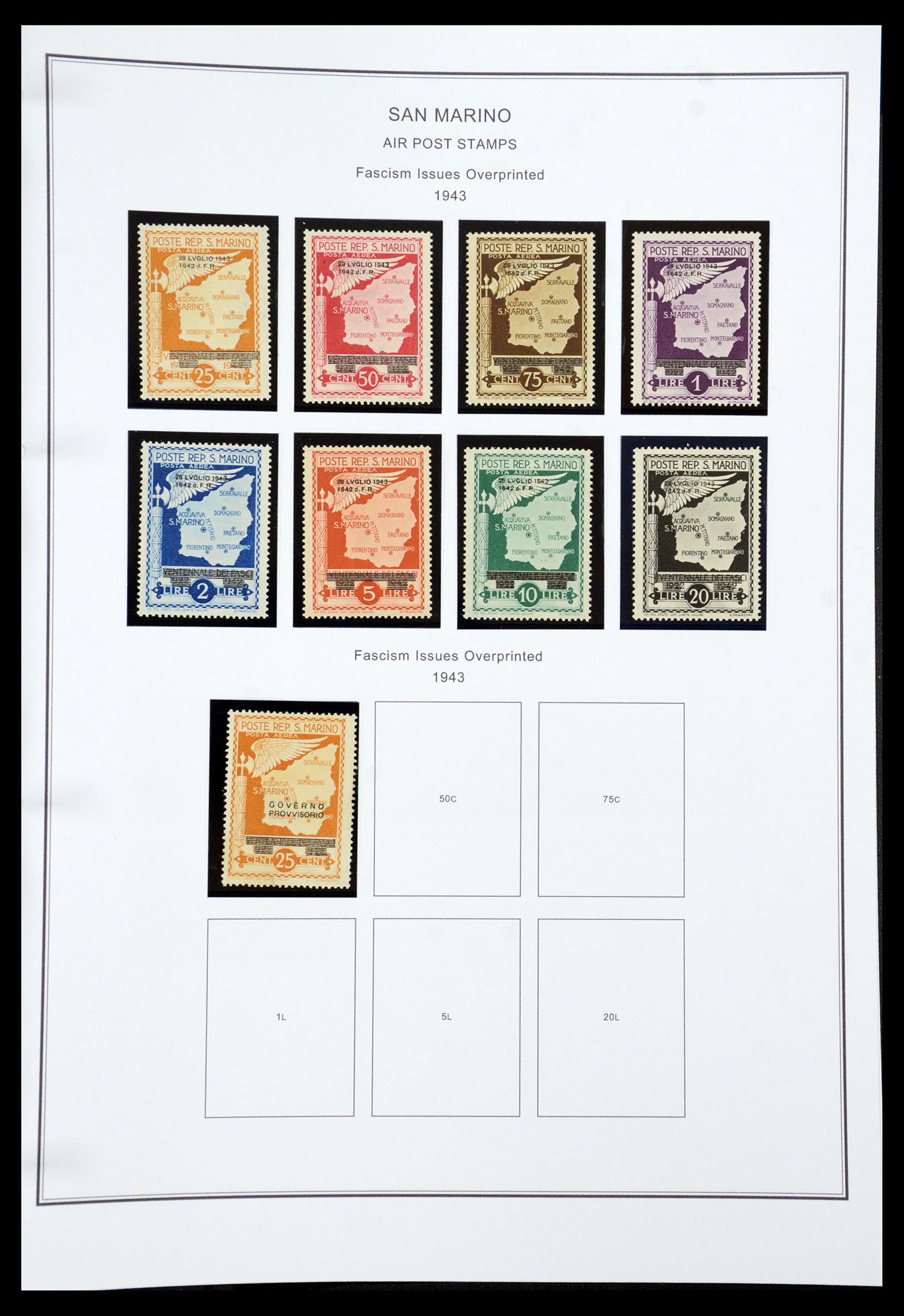 35951 075 - Postzegelverzameling 35951 San Marino 1877-2011.
