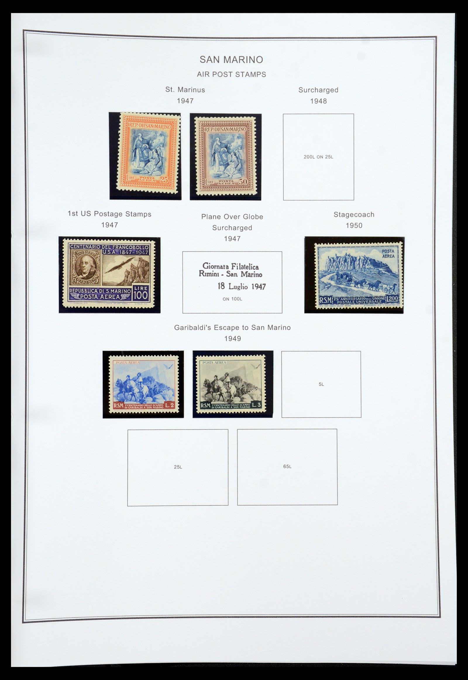 35951 078 - Stamp collection 35951 San Marino 1877-2011.