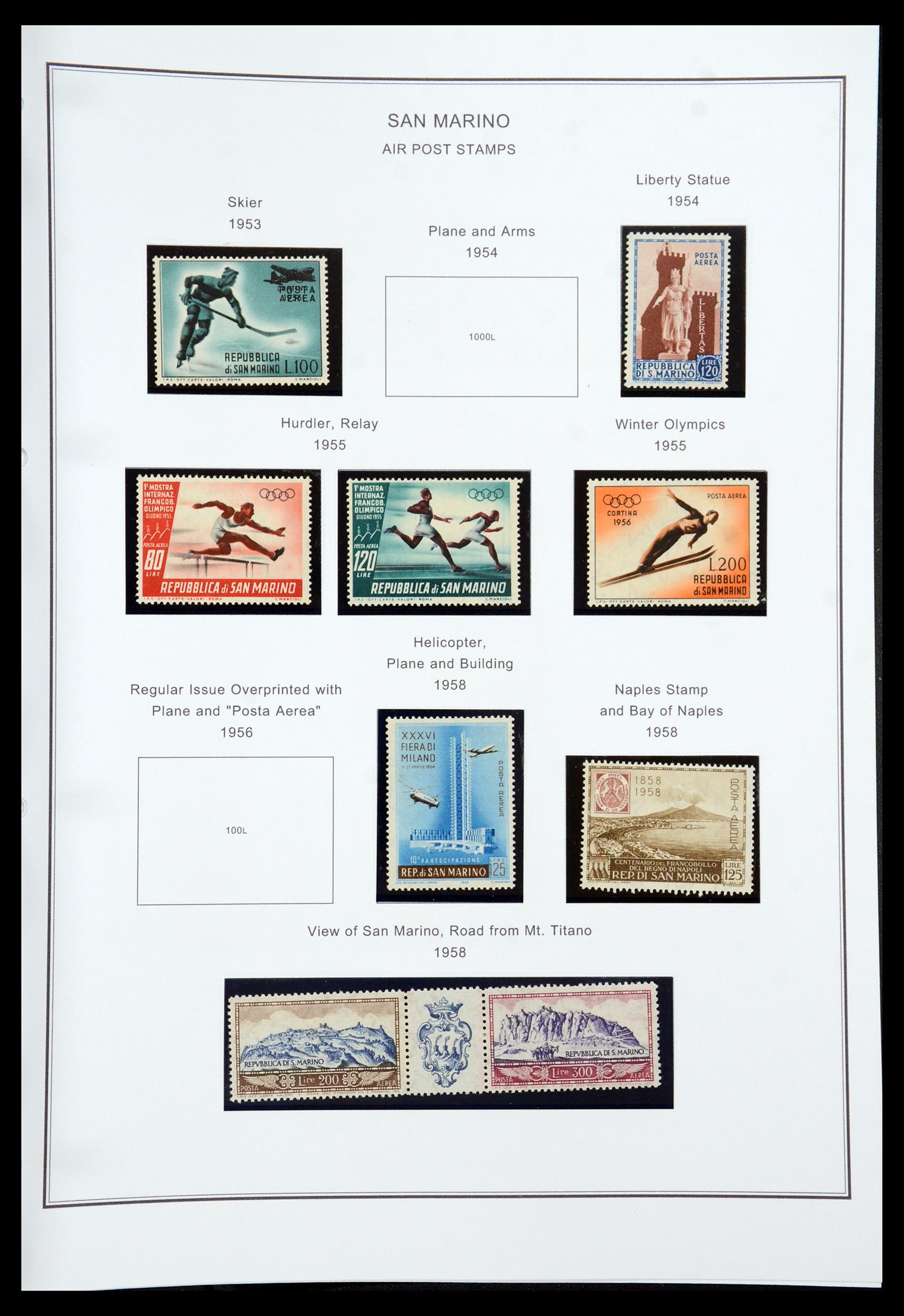 35951 082 - Stamp collection 35951 San Marino 1877-2011.