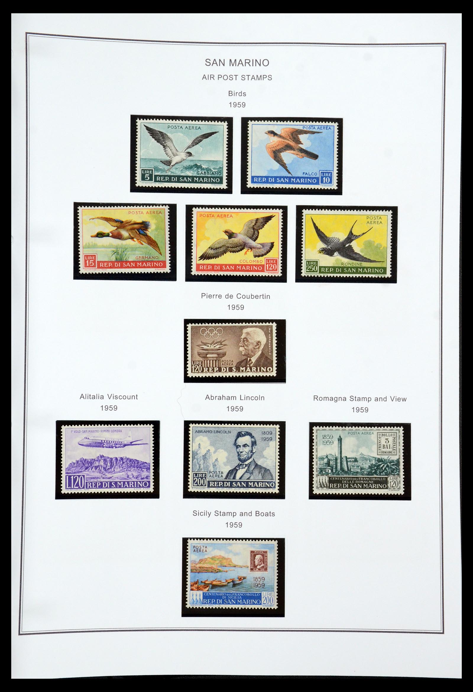 35951 083 - Stamp collection 35951 San Marino 1877-2011.