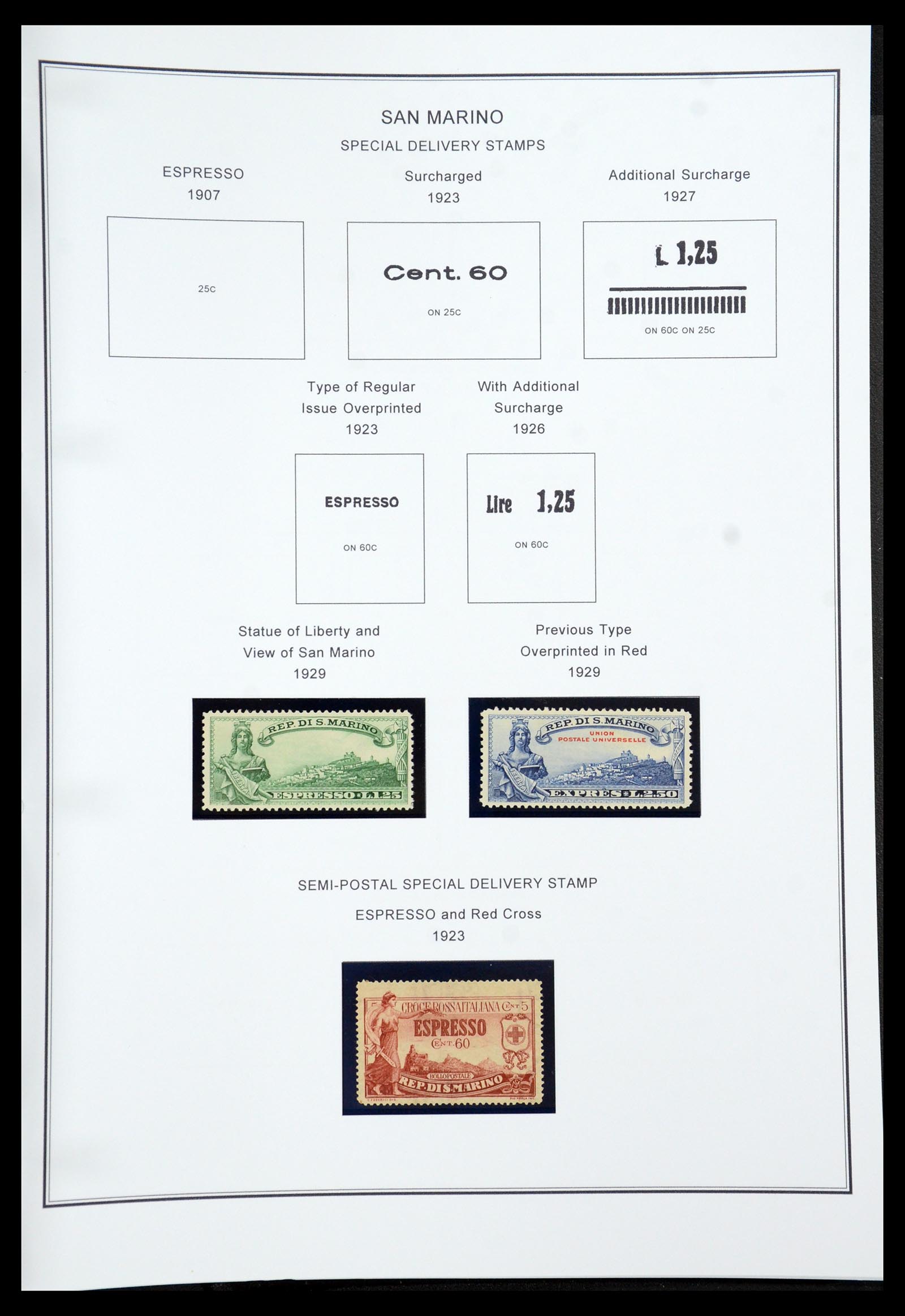 35951 087 - Stamp collection 35951 San Marino 1877-2011.