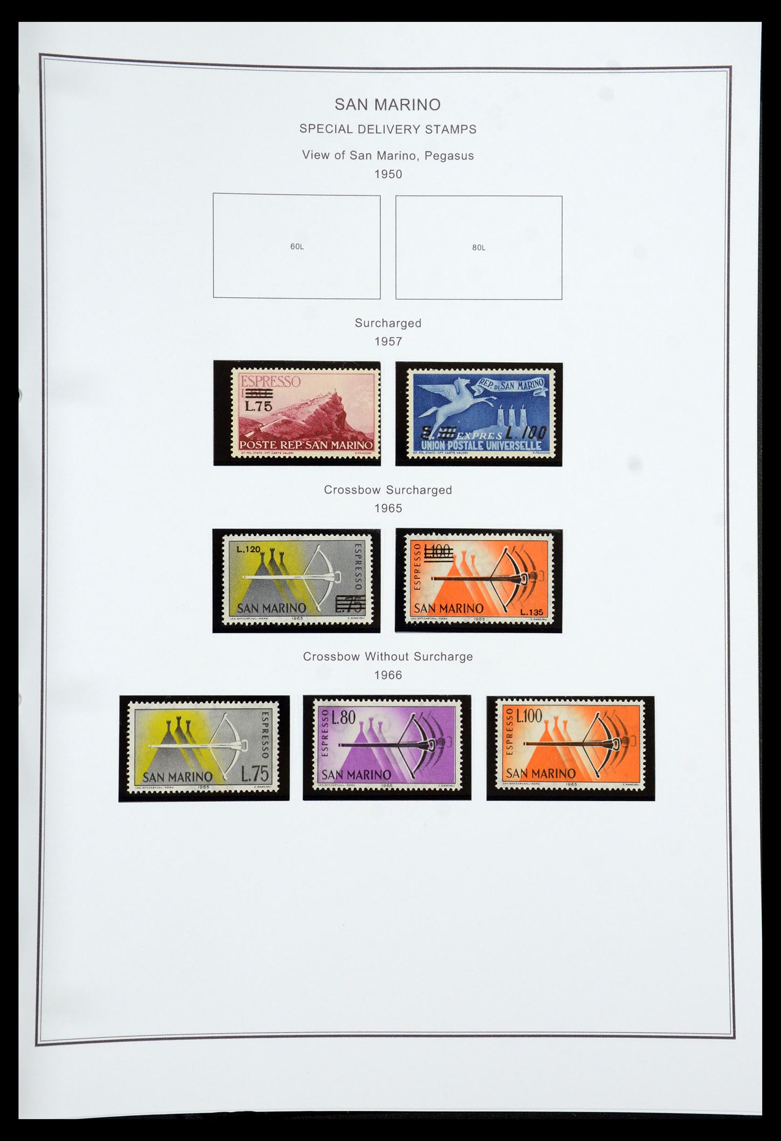 35951 088 - Stamp collection 35951 San Marino 1877-2011.