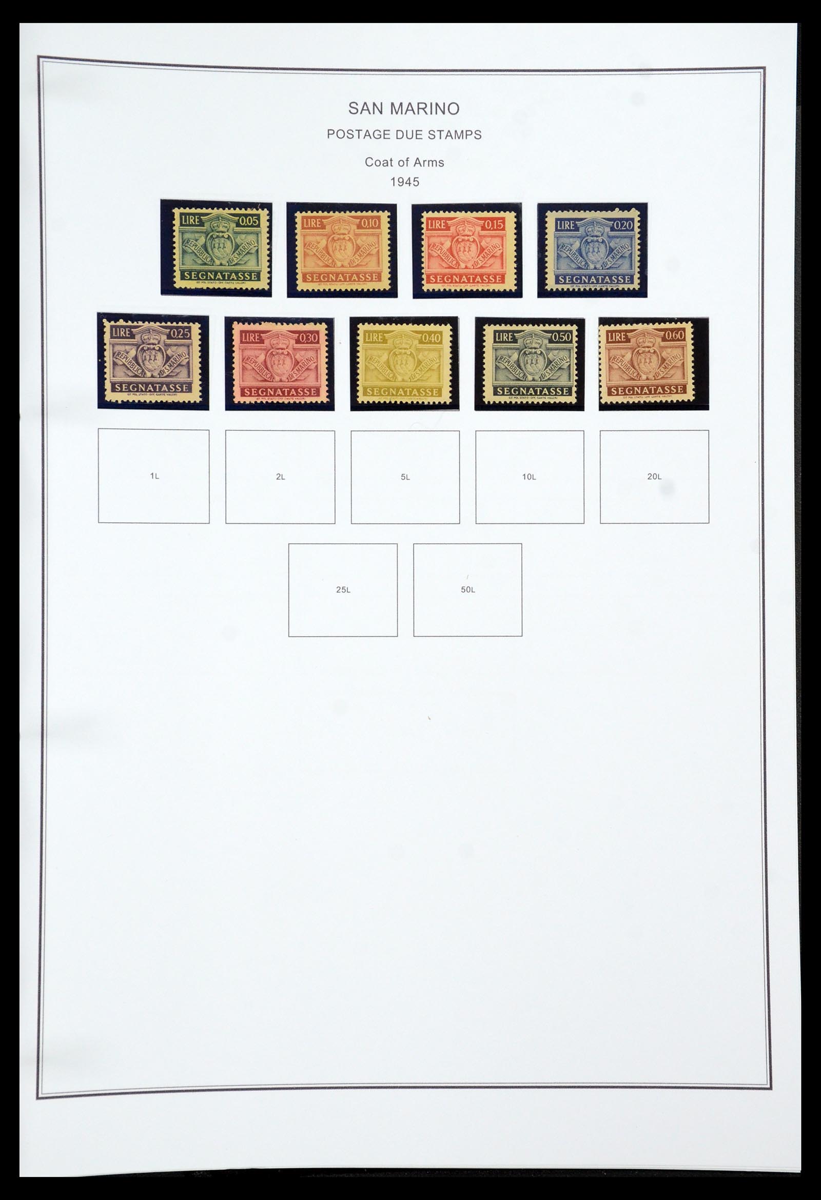 35951 089 - Stamp collection 35951 San Marino 1877-2011.