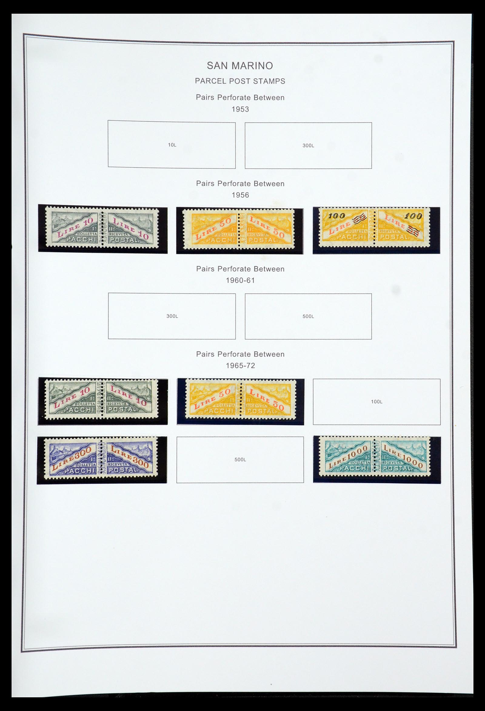 35951 091 - Stamp collection 35951 San Marino 1877-2011.