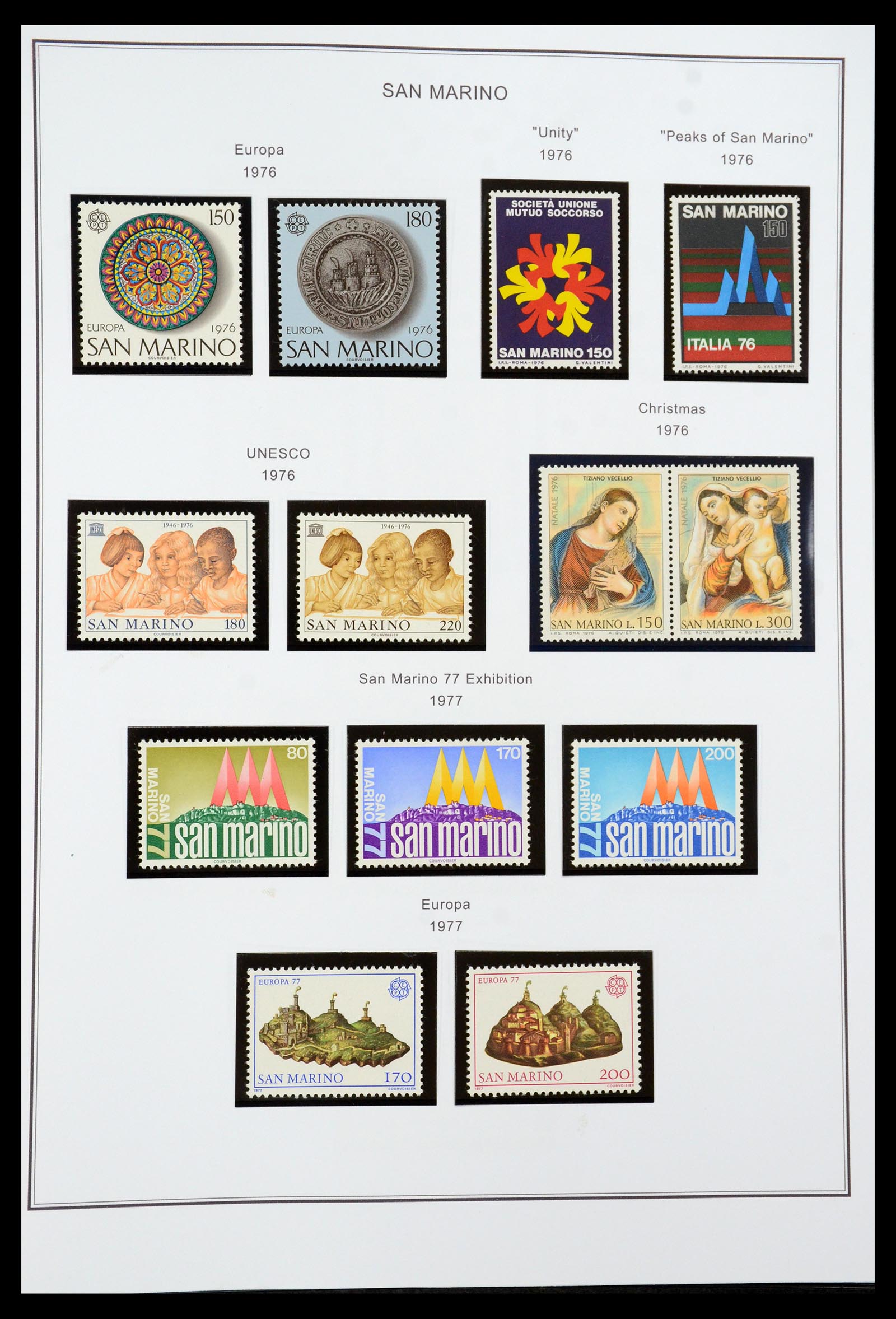 35951 093 - Stamp collection 35951 San Marino 1877-2011.