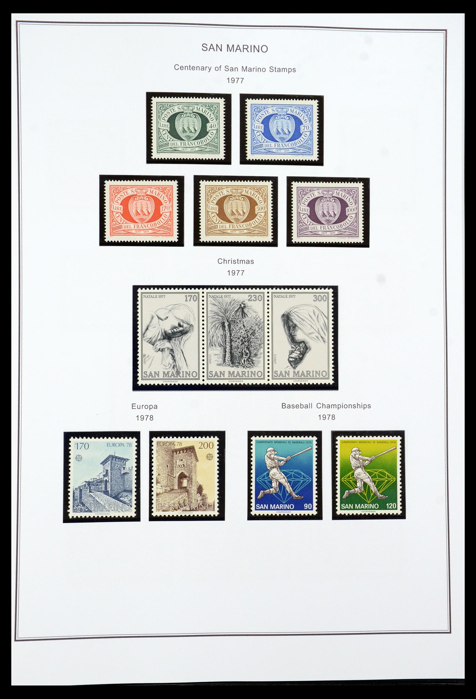 35951 096 - Stamp collection 35951 San Marino 1877-2011.