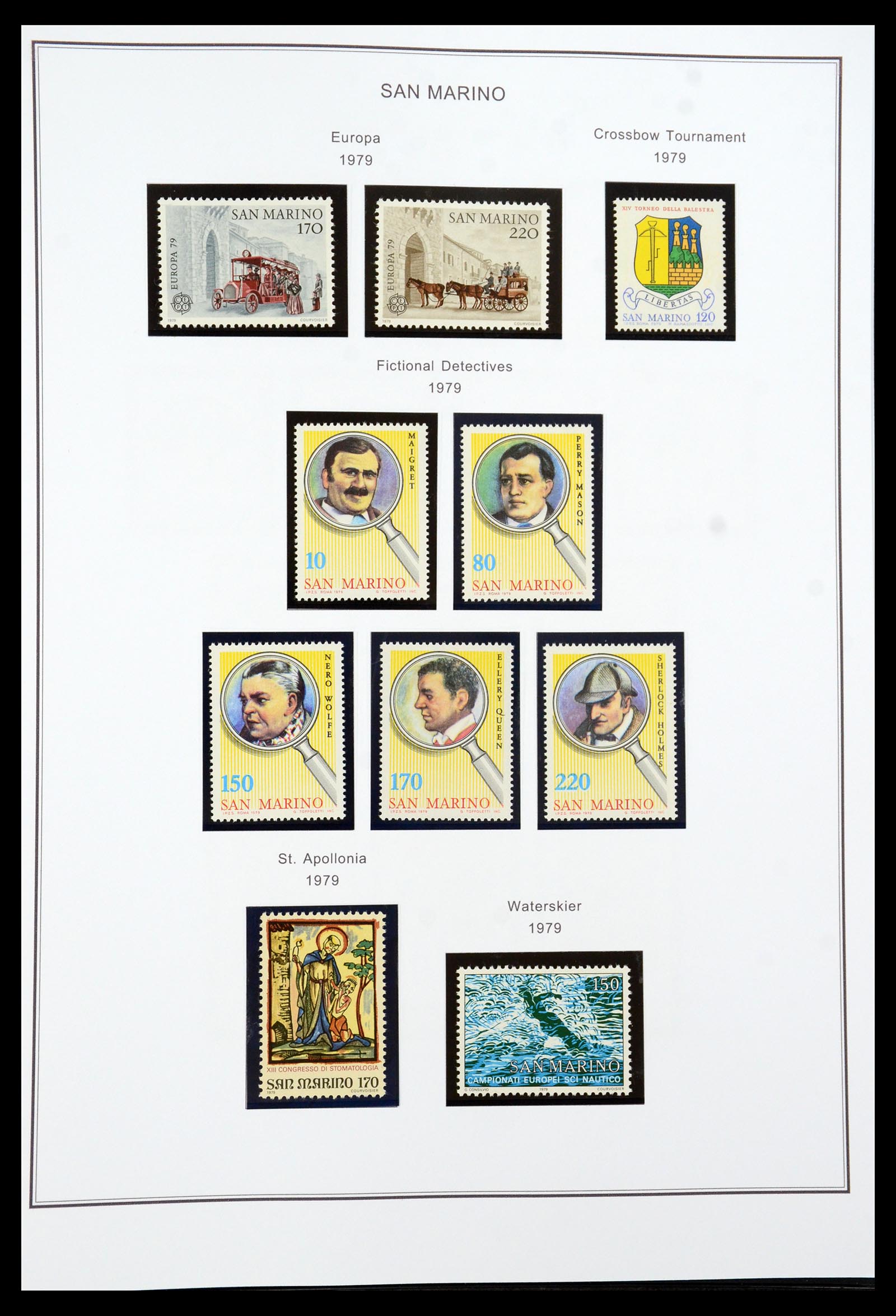35951 098 - Stamp collection 35951 San Marino 1877-2011.