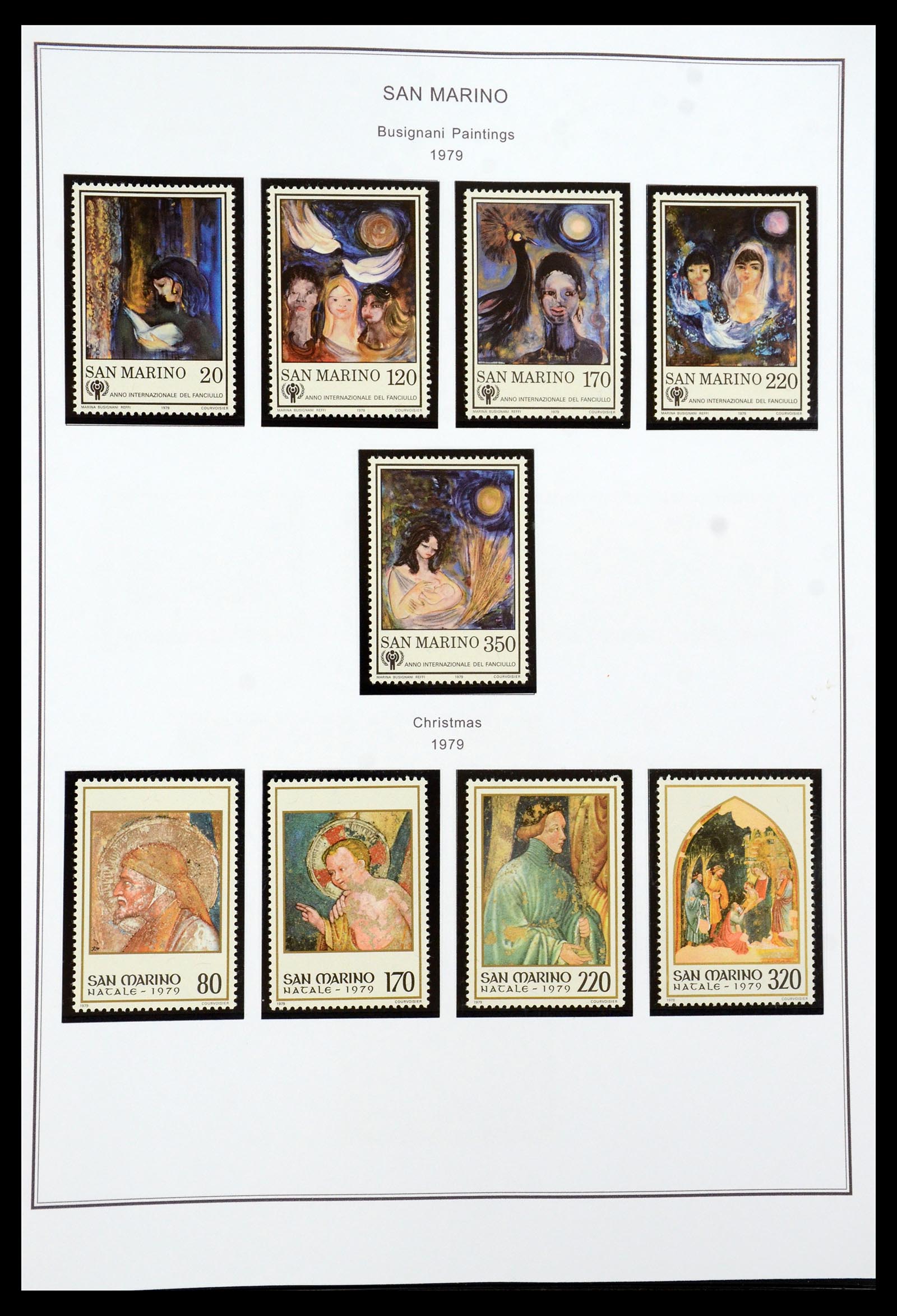 35951 100 - Stamp collection 35951 San Marino 1877-2011.