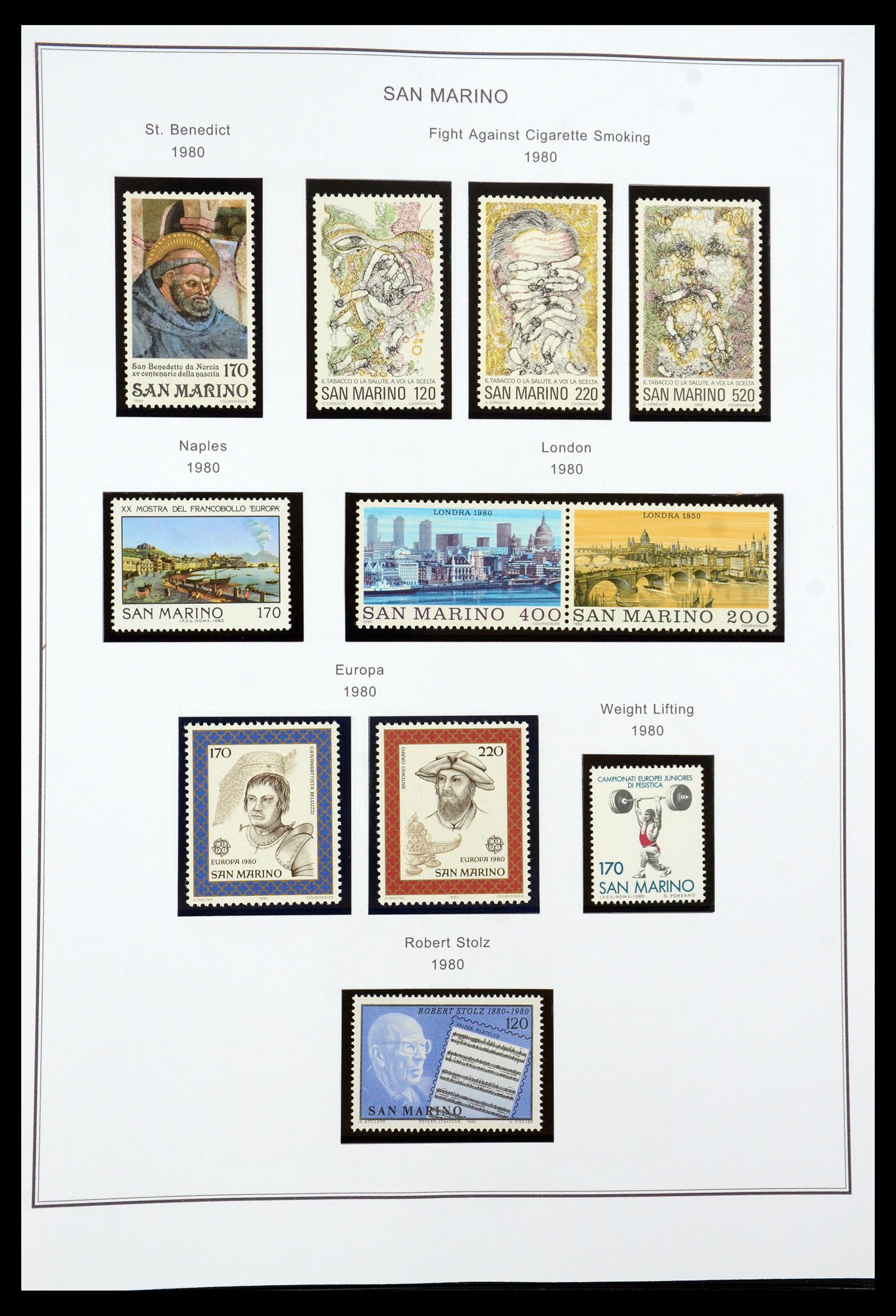 35951 101 - Stamp collection 35951 San Marino 1877-2011.