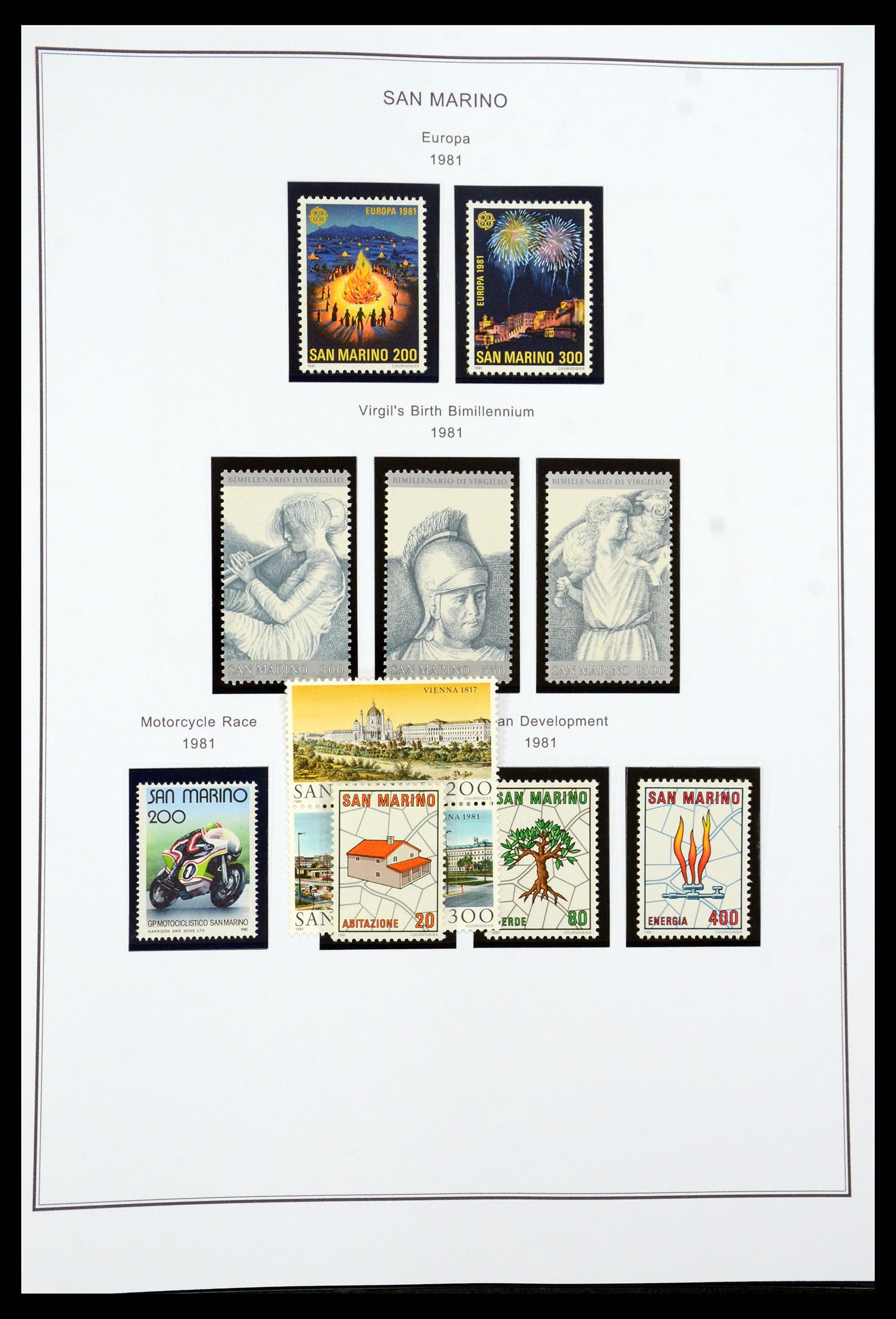 35951 103 - Stamp collection 35951 San Marino 1877-2011.