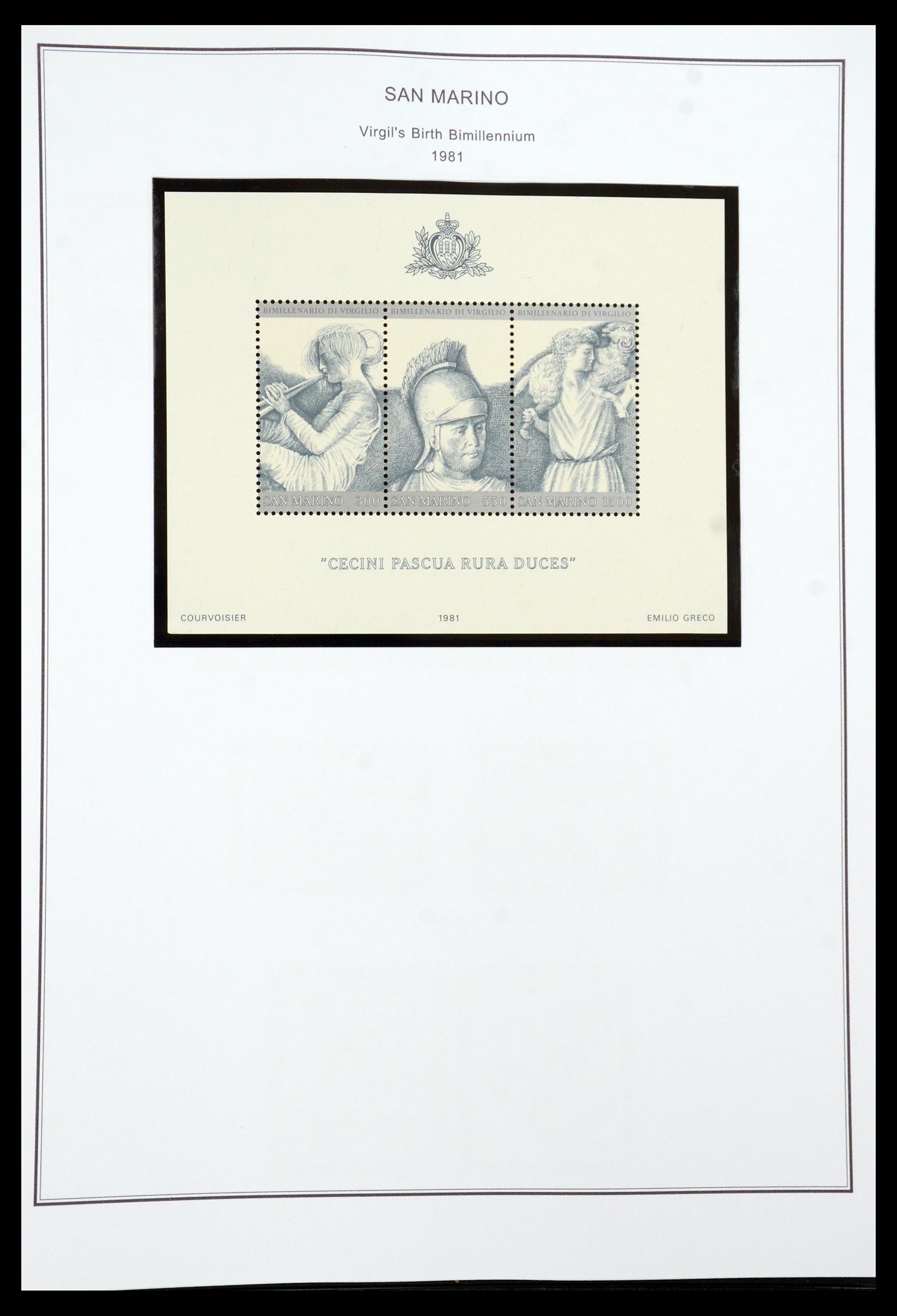 35951 104 - Stamp collection 35951 San Marino 1877-2011.