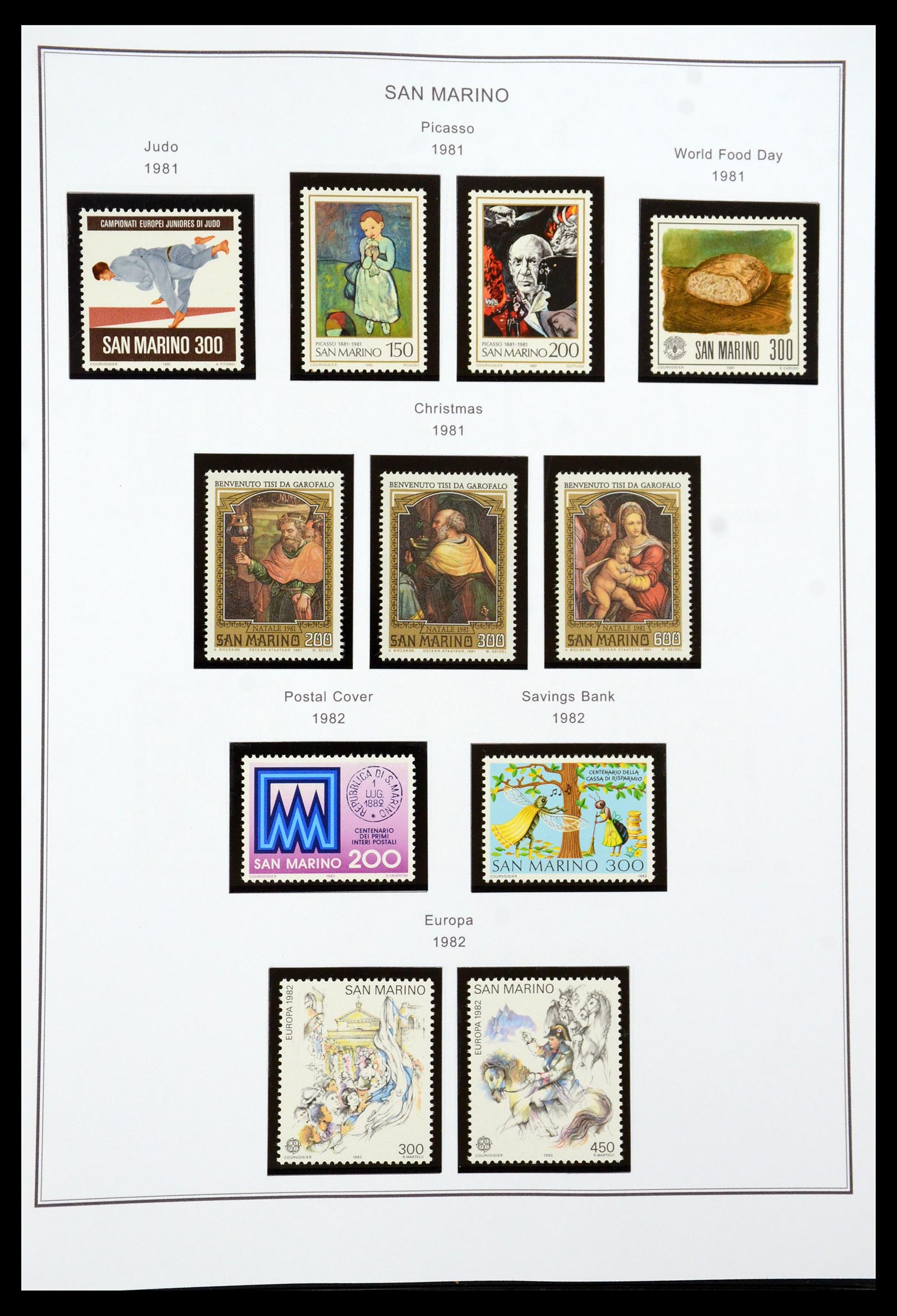 35951 105 - Stamp collection 35951 San Marino 1877-2011.