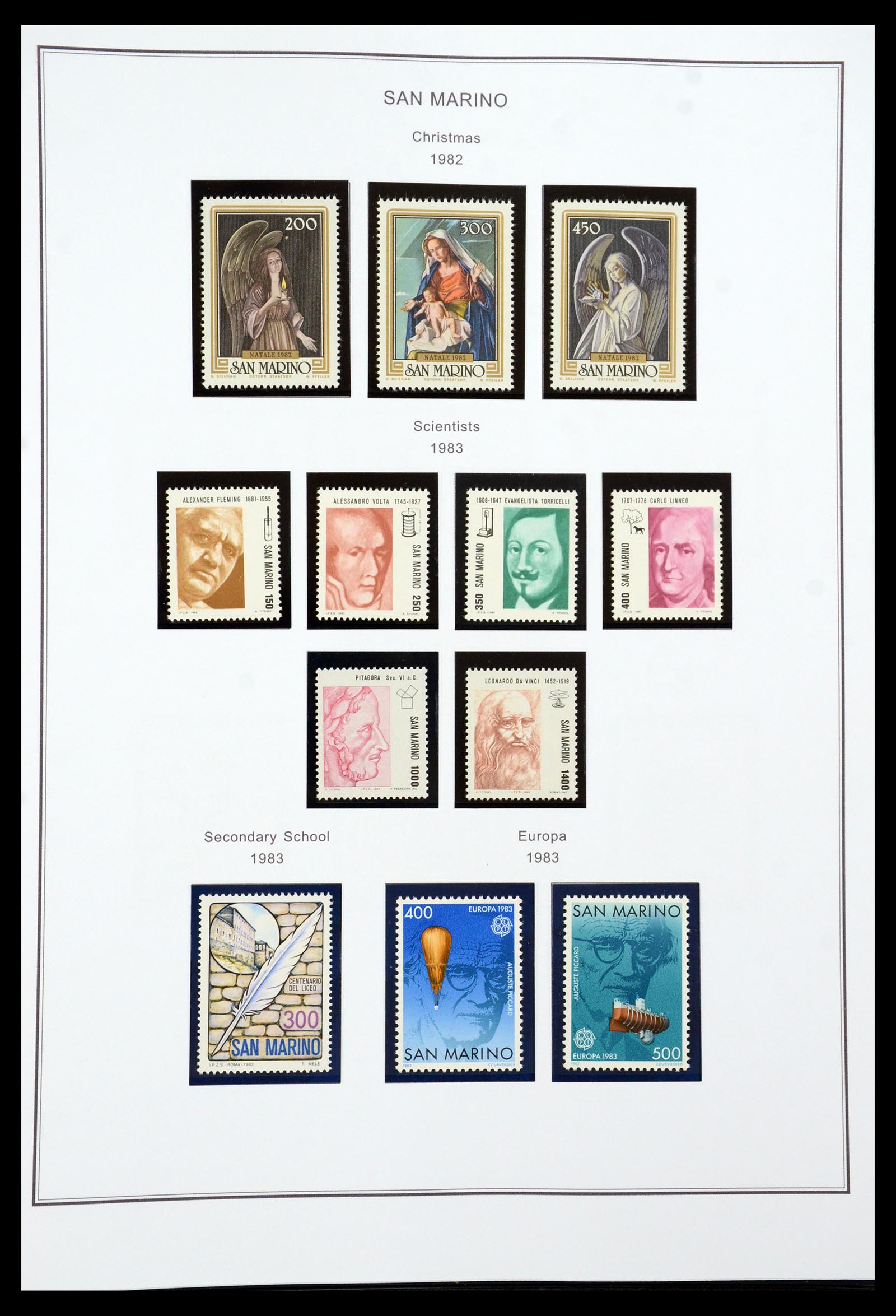 35951 107 - Stamp collection 35951 San Marino 1877-2011.